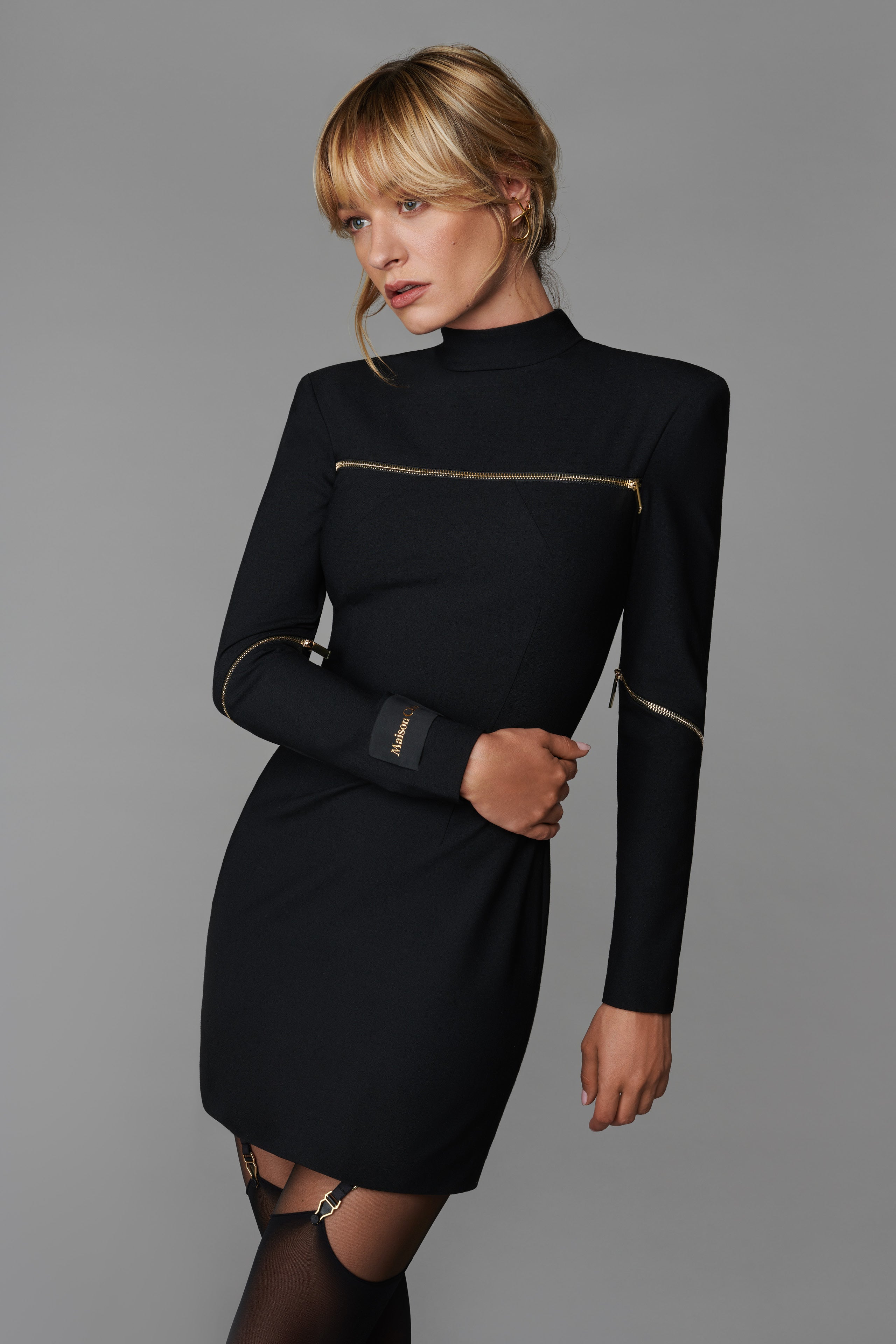 018 Reißverschluss-Kleid - Le Vestiaire