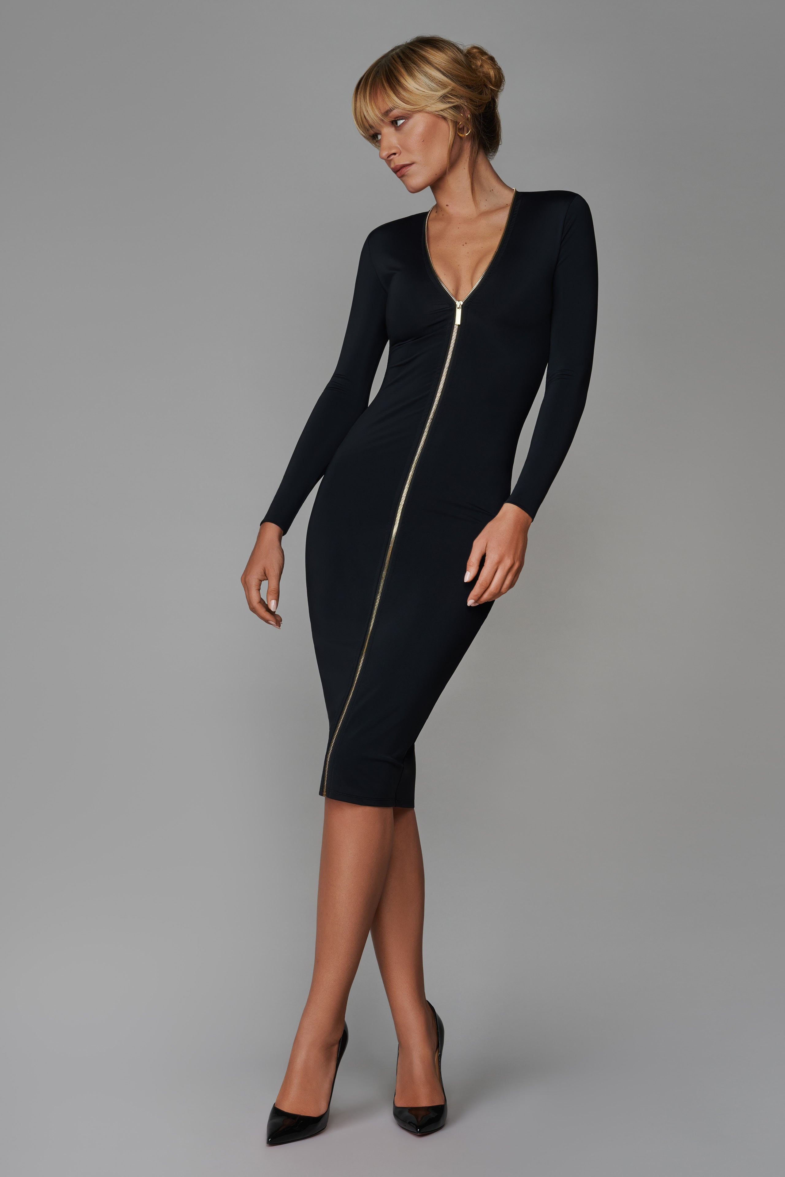 021 Zip Closure Dress - Le Vestiaire