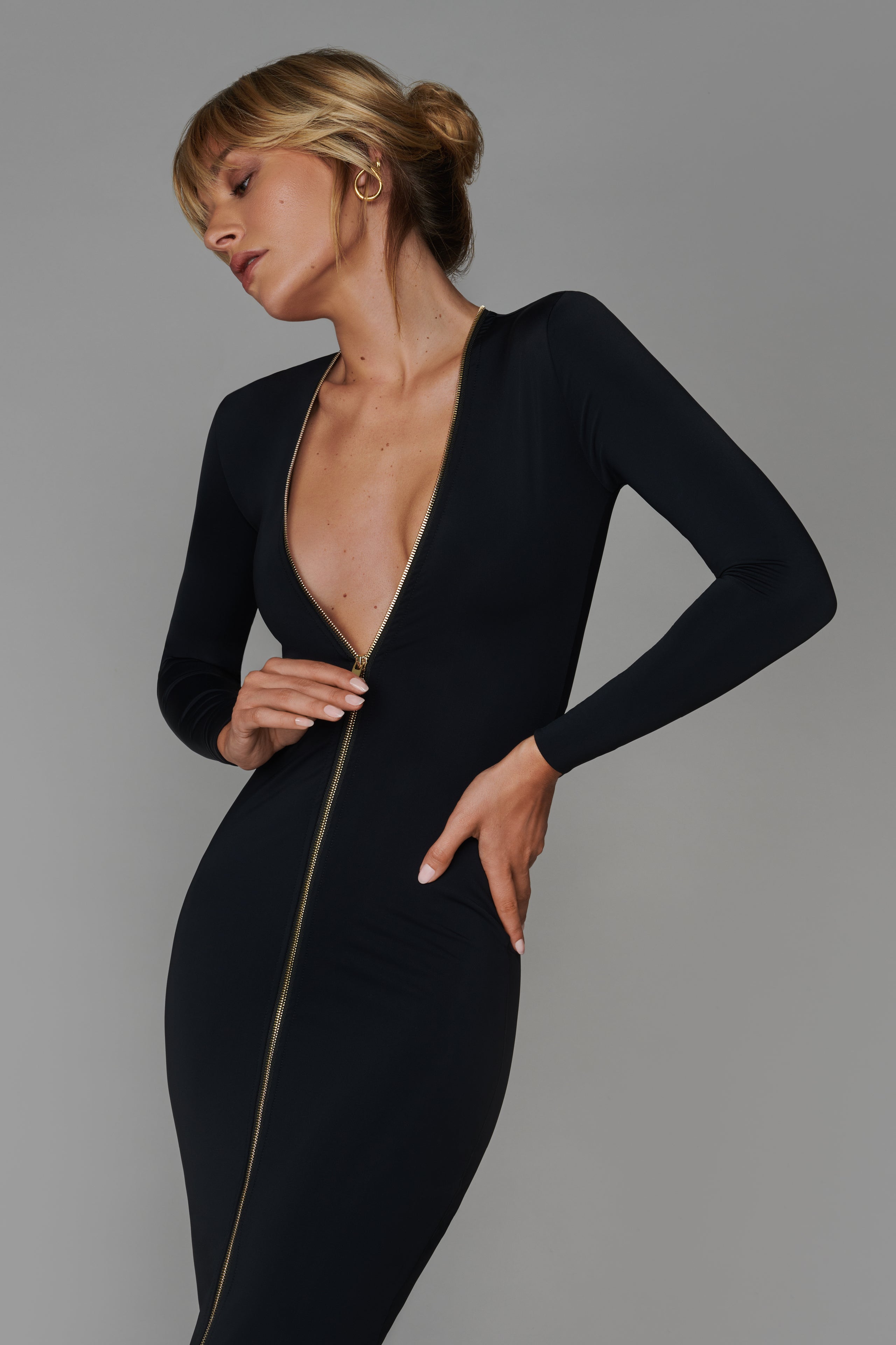 021 Zip Closure Dress - Le Vestiaire