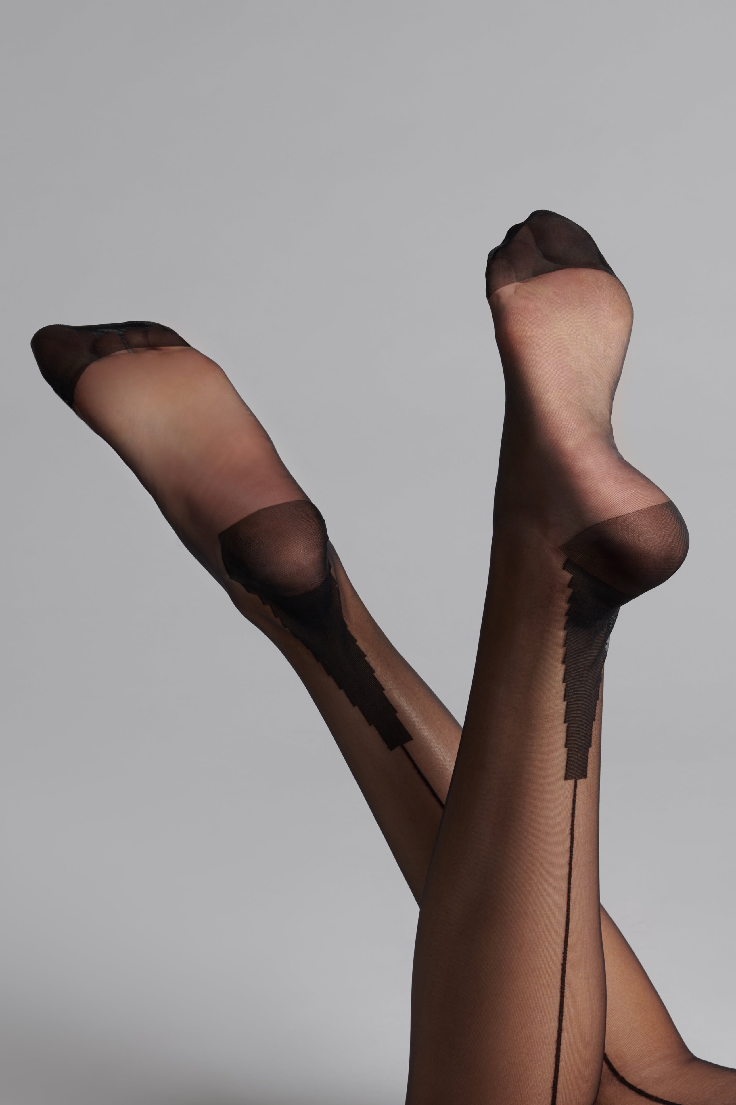 Calze velate in nylon con cucitura Signature - 15D - Les Coquetteries