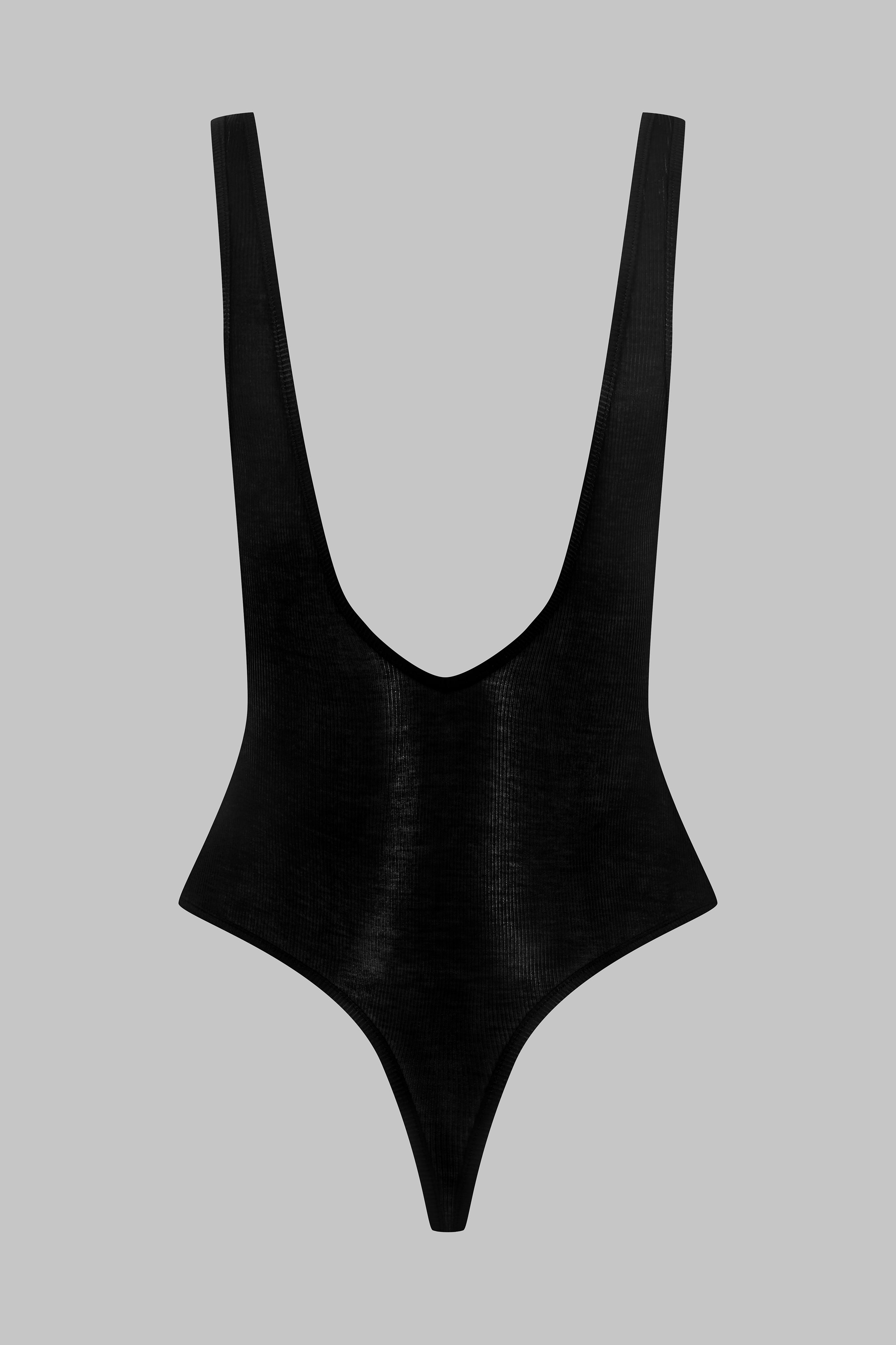 V-Neck String Body - La Femme Amazone