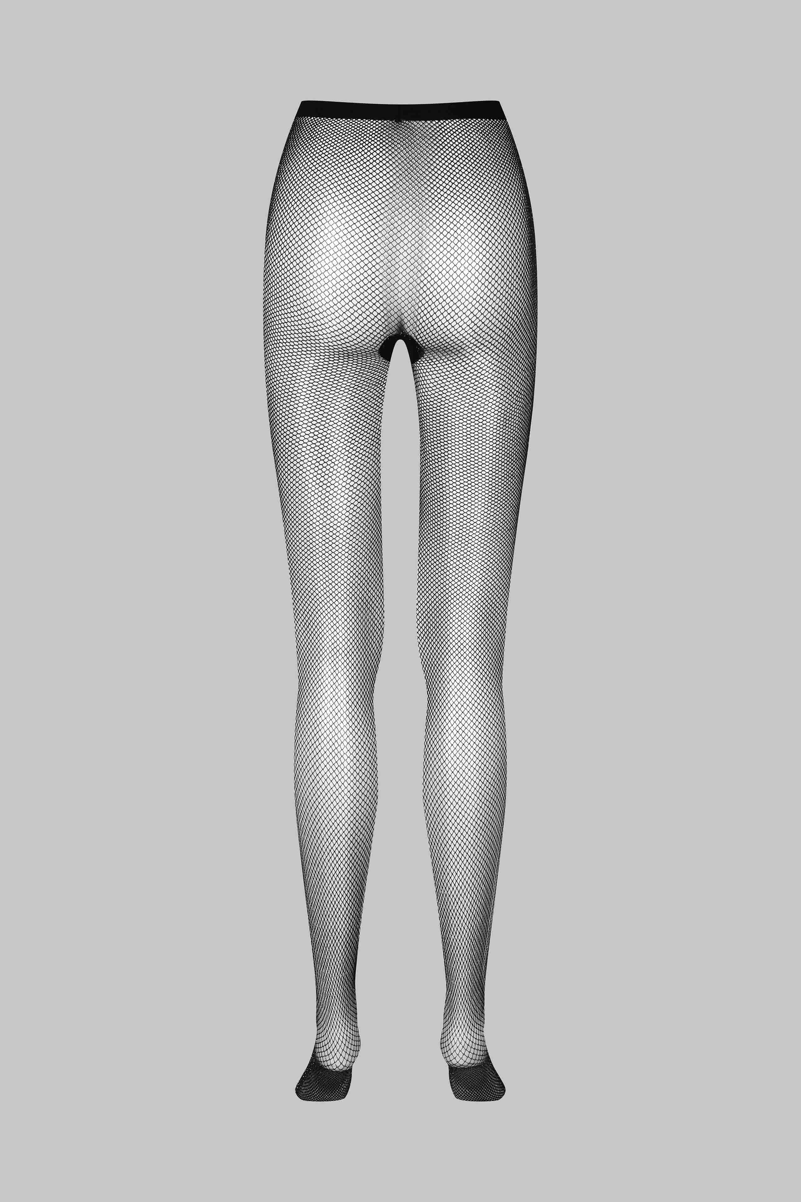 Netzstrumpfose mit Lurex - Legwear