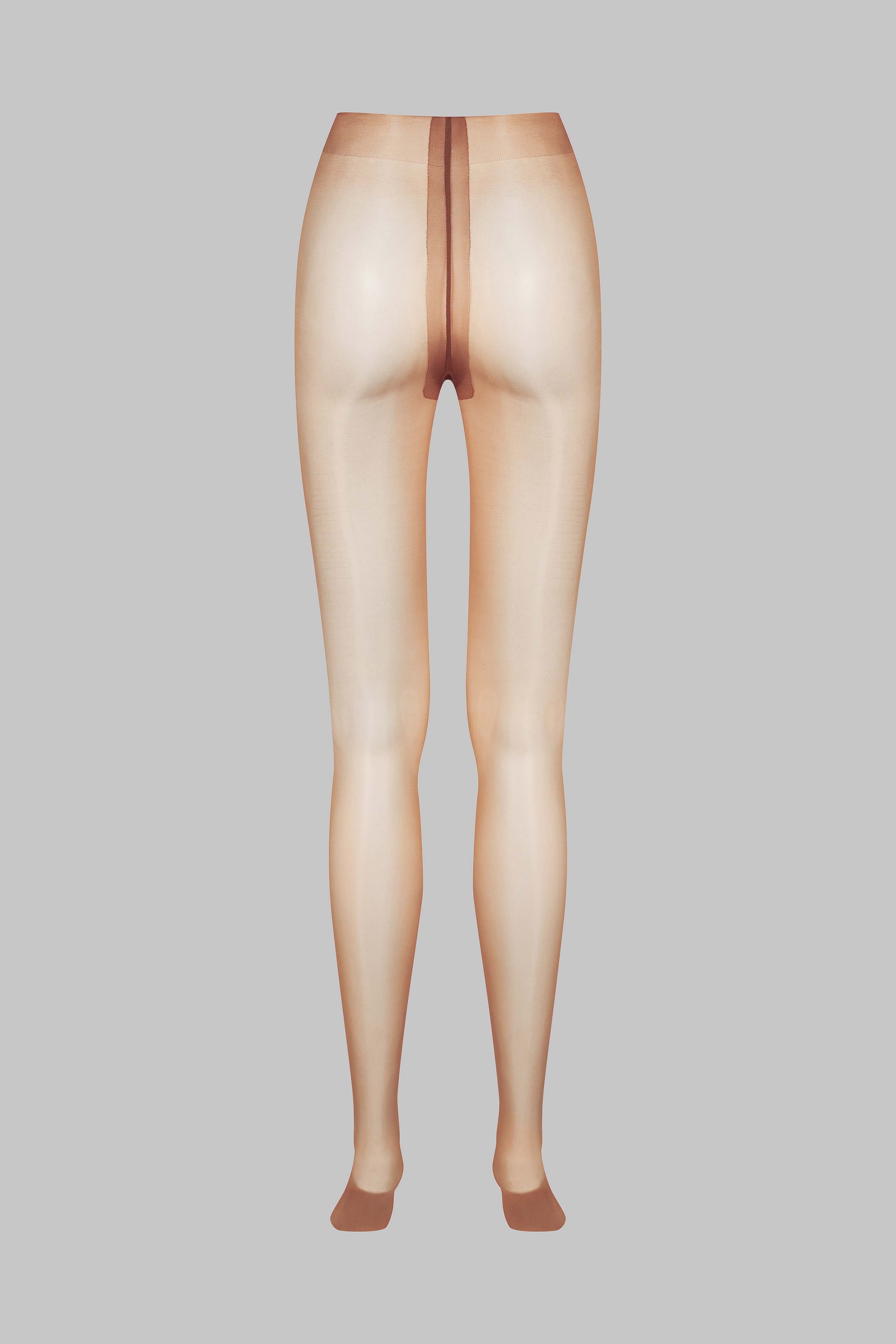 Glänzende strumpfhose 10D - Toffee - Legwear