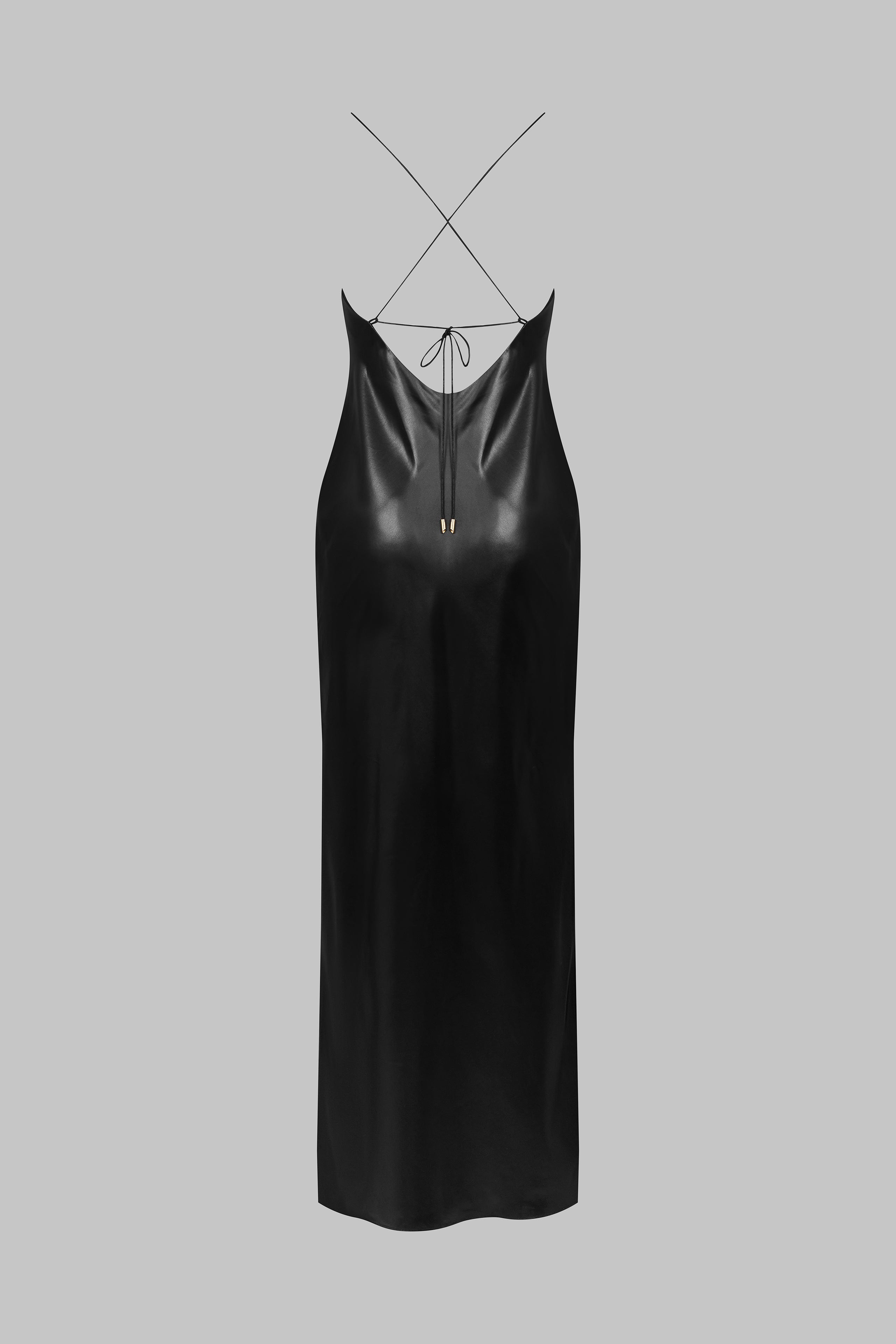 031 Langes Rückenfreies Kleid - Le Vestiaire