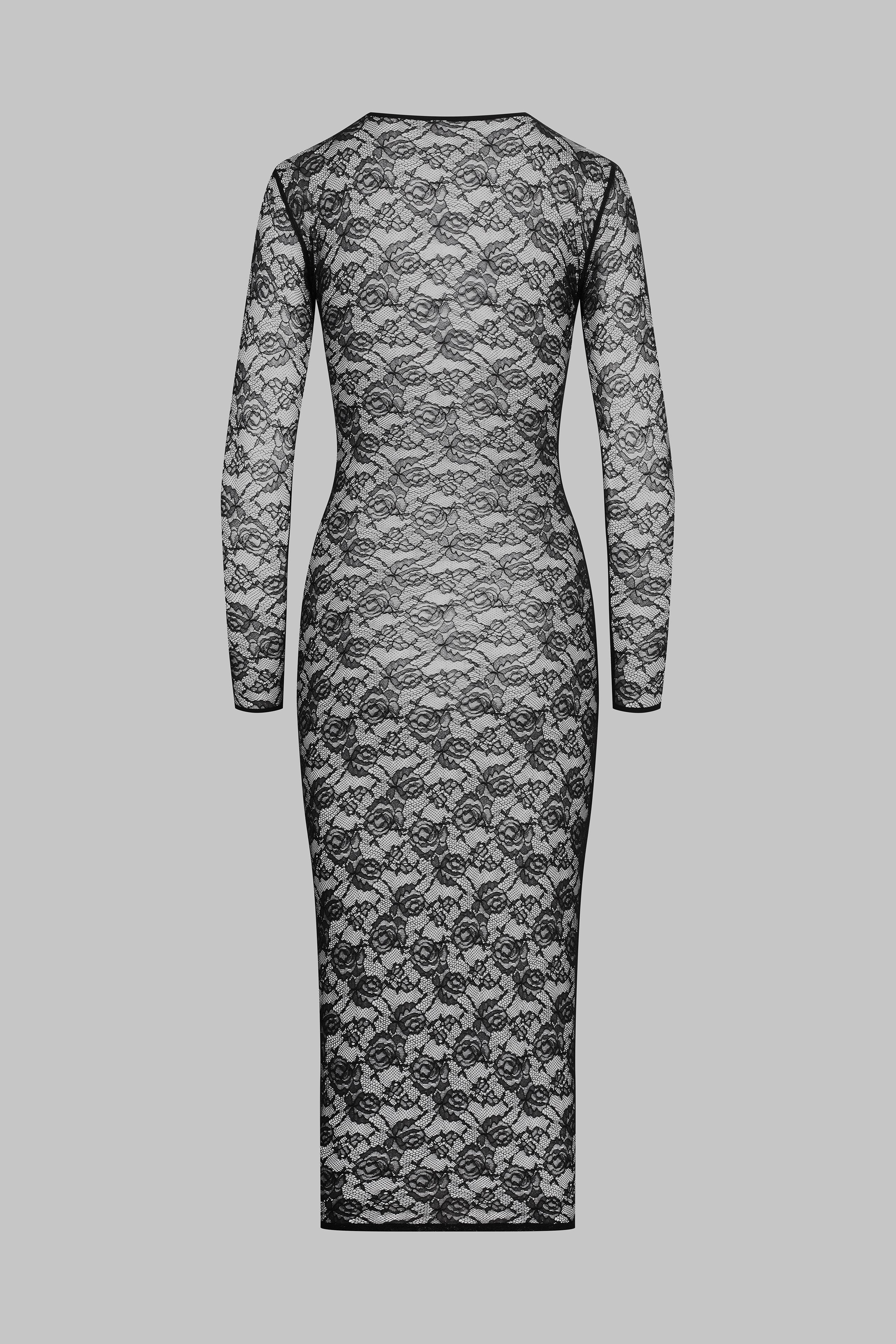 Robe midi manches longues - Flashback