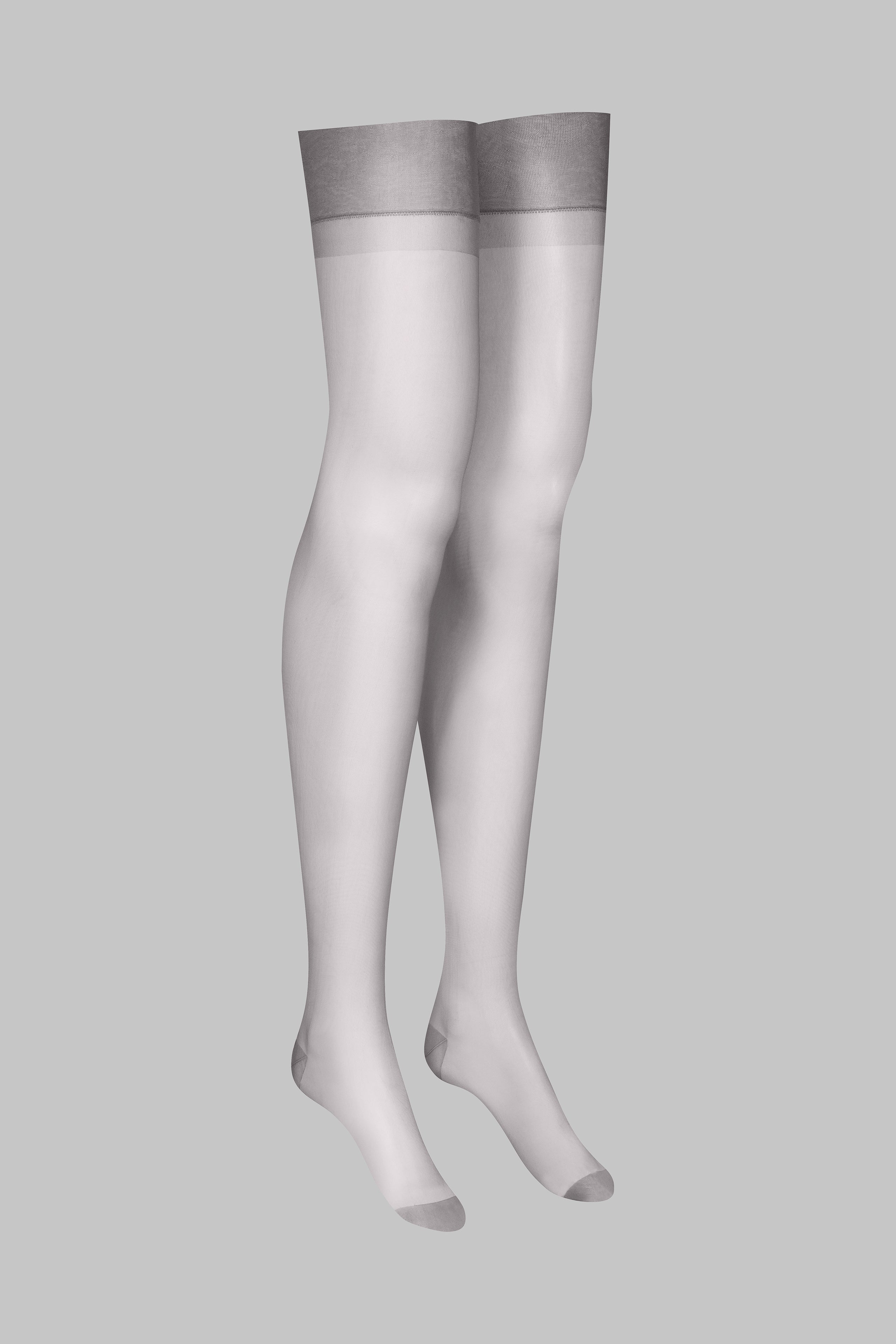 Calze velate in nylon - Grigio - Legwear