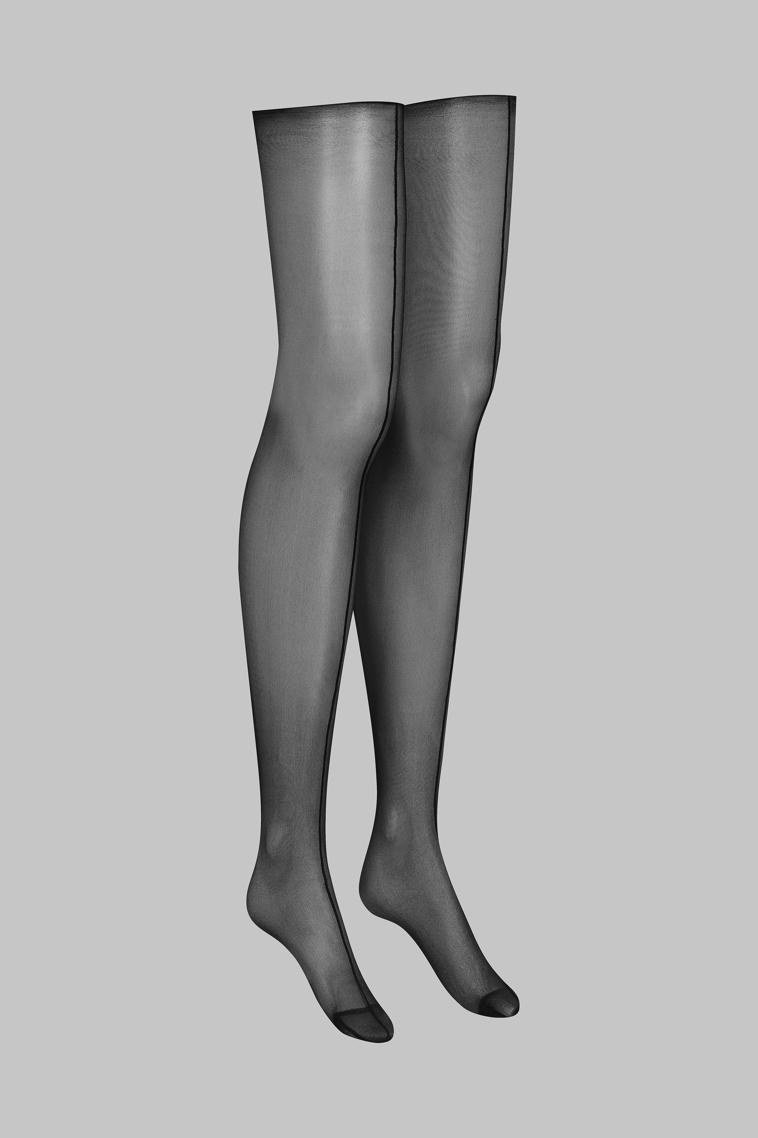 Strümpfe mit 2 Nähten gerolltem Schnitt 20D - Legwear