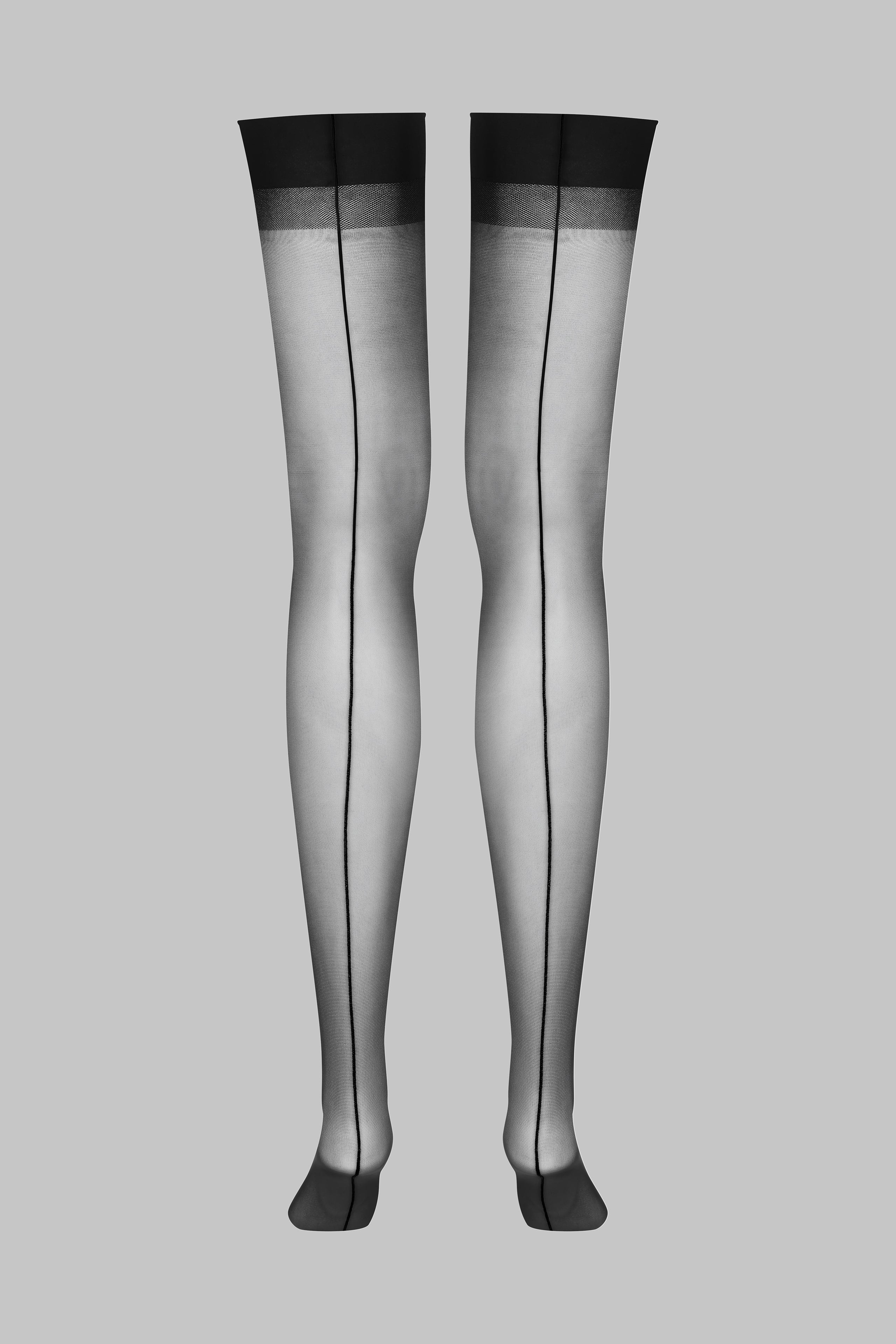 20D Seamed Garter Stockings - Les Coquetries