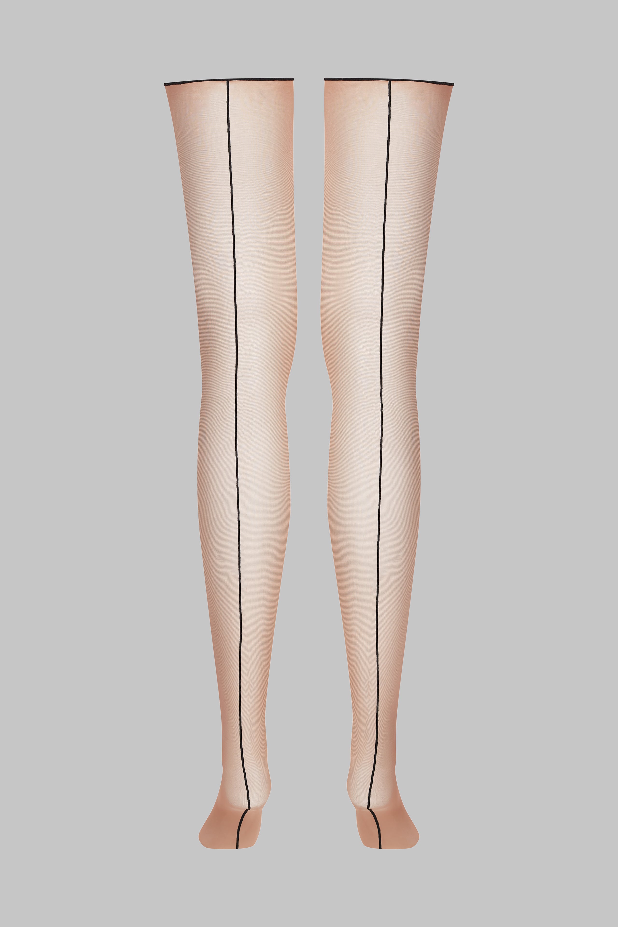 Calze con cucitura con orli tagliati arrotolati - 20D - Legwear