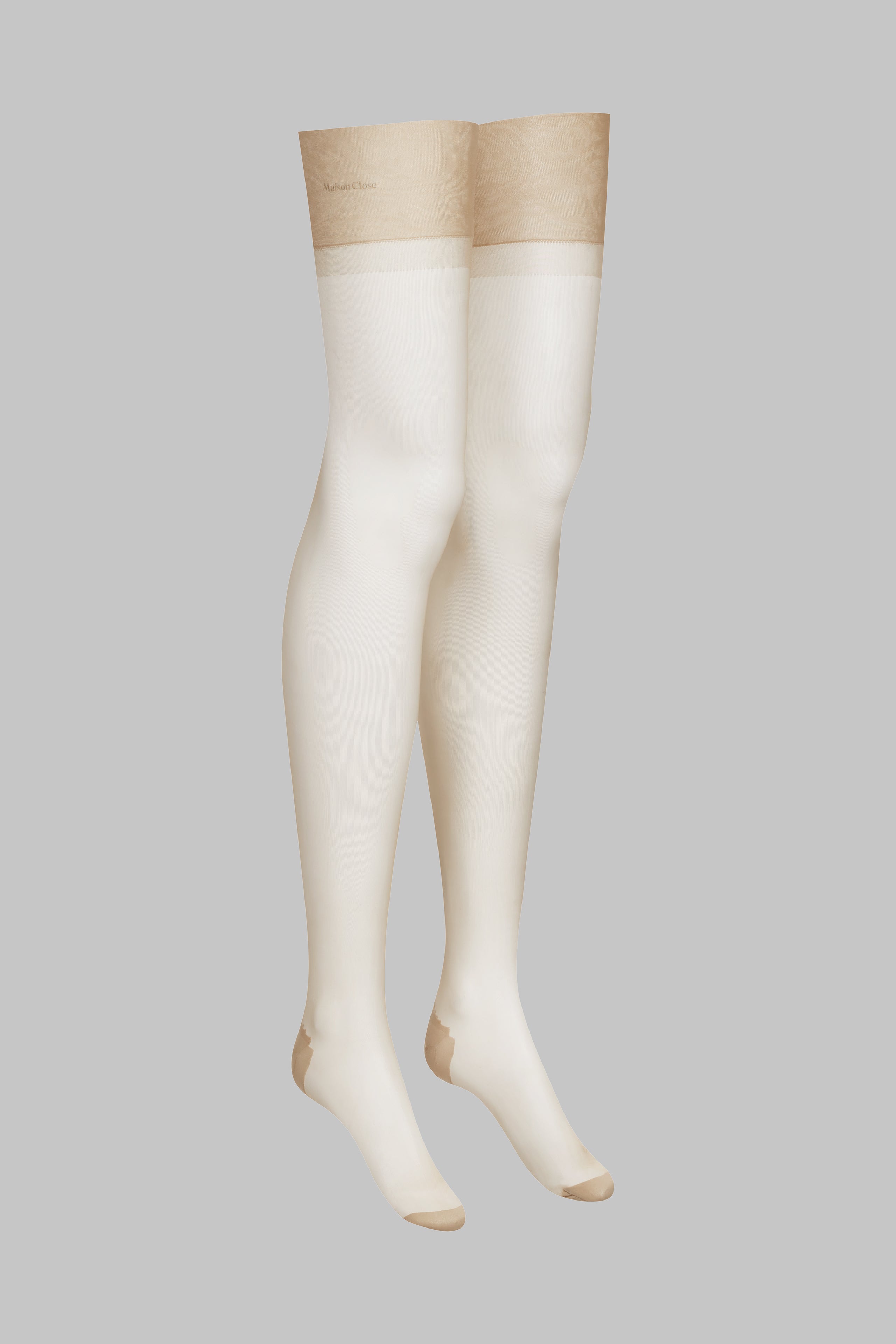 Autentiche calze velate in nylon con cucitura fluo - 15D - Legwear
