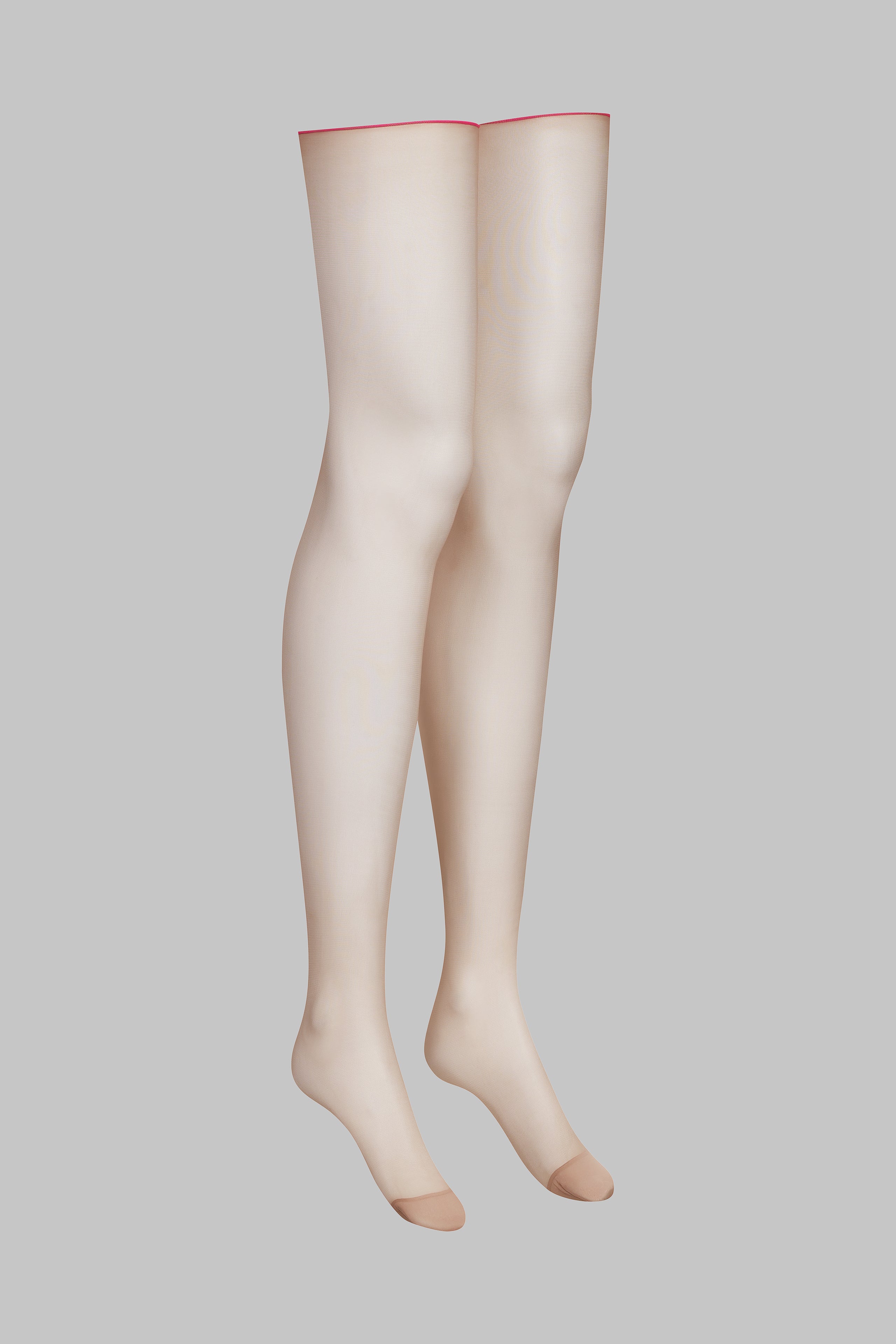 20D neon seam rolled stockings - Legwear