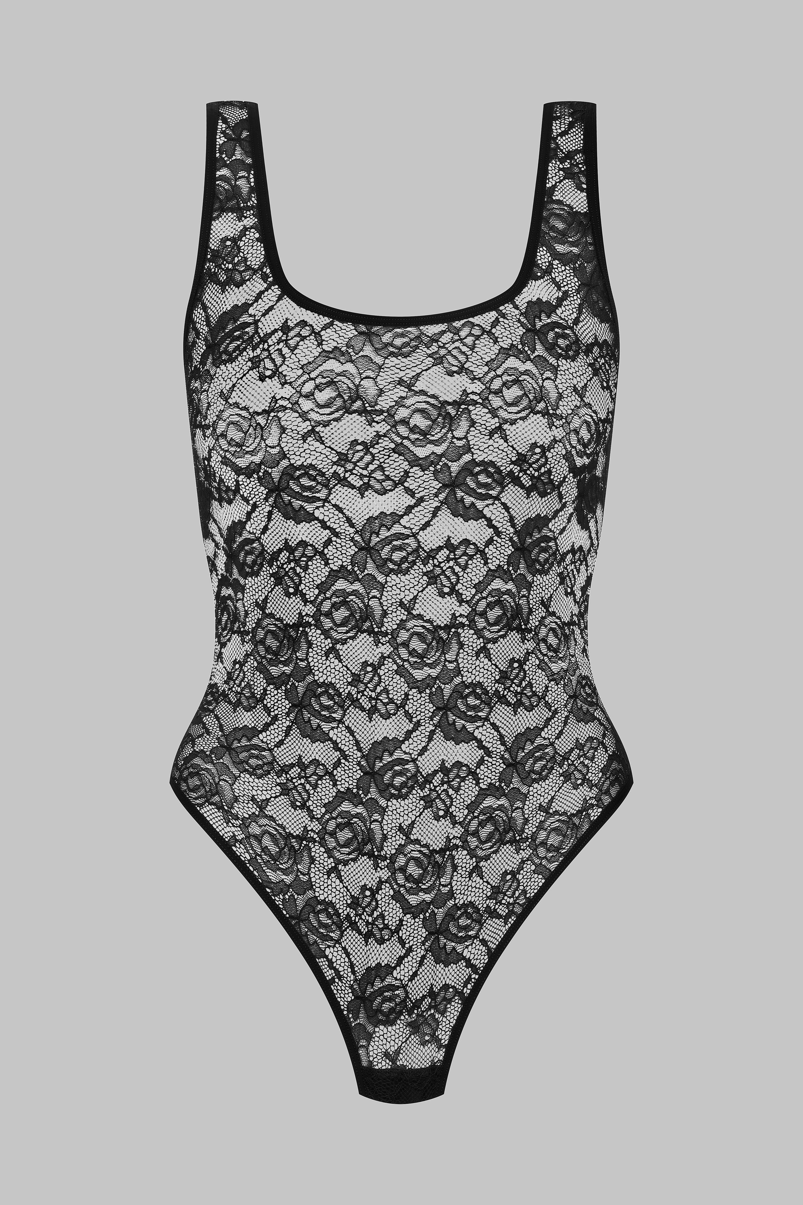 Open Back thong bodysuit - Flashback