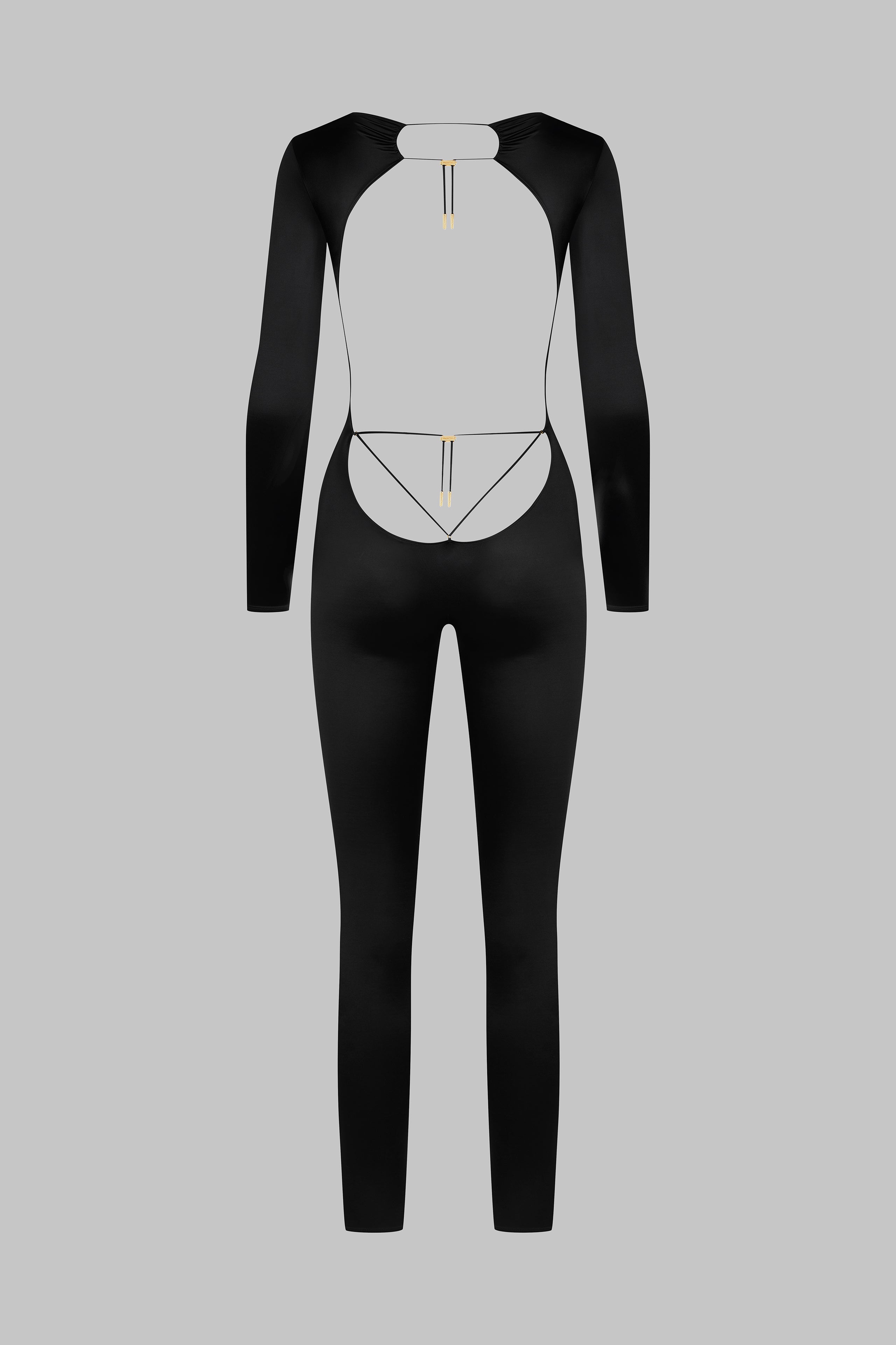 Catsuit dos ouvert manches longues - French Kiss