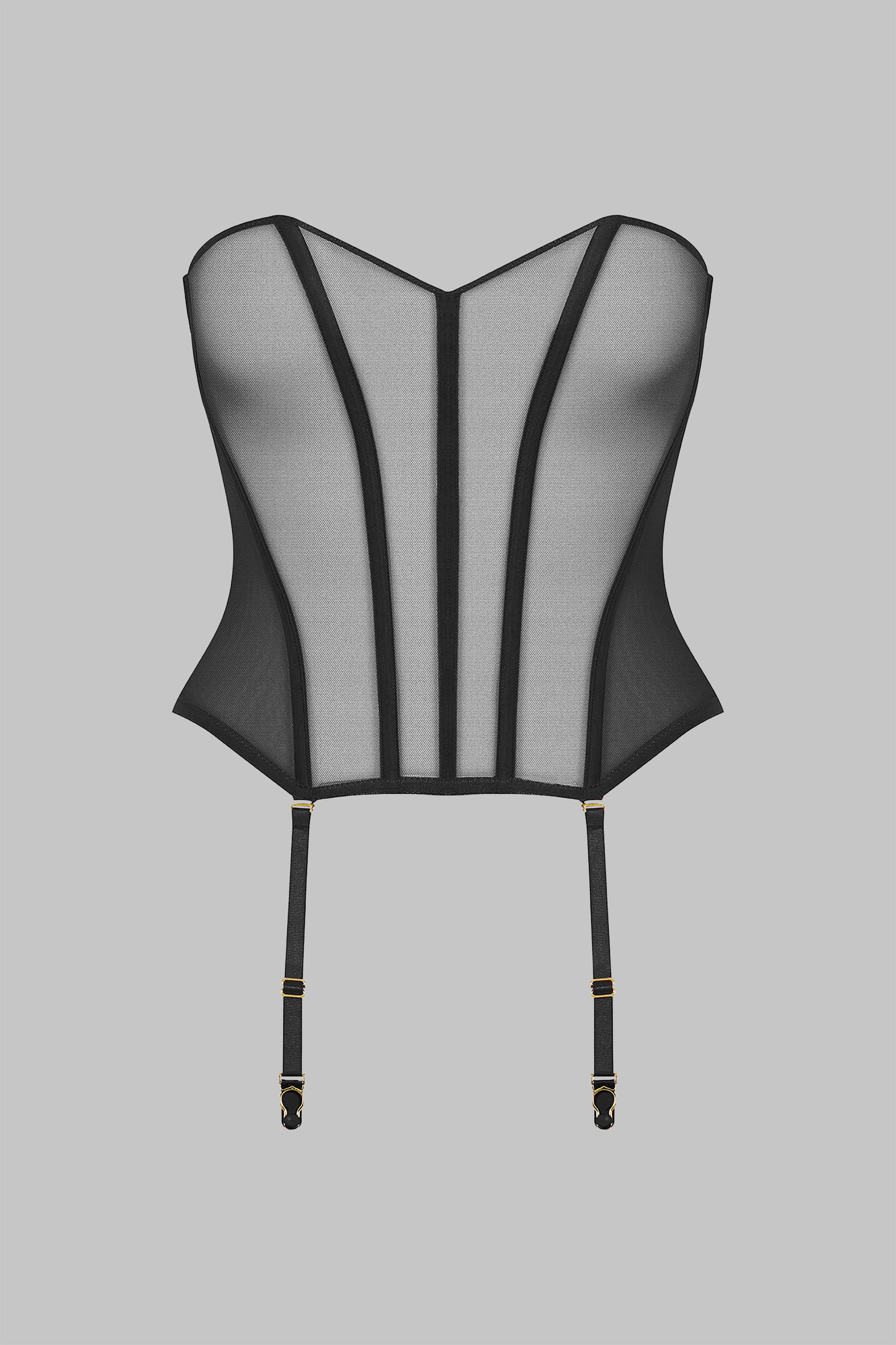 Corset bustier porte-jarretelles - L&