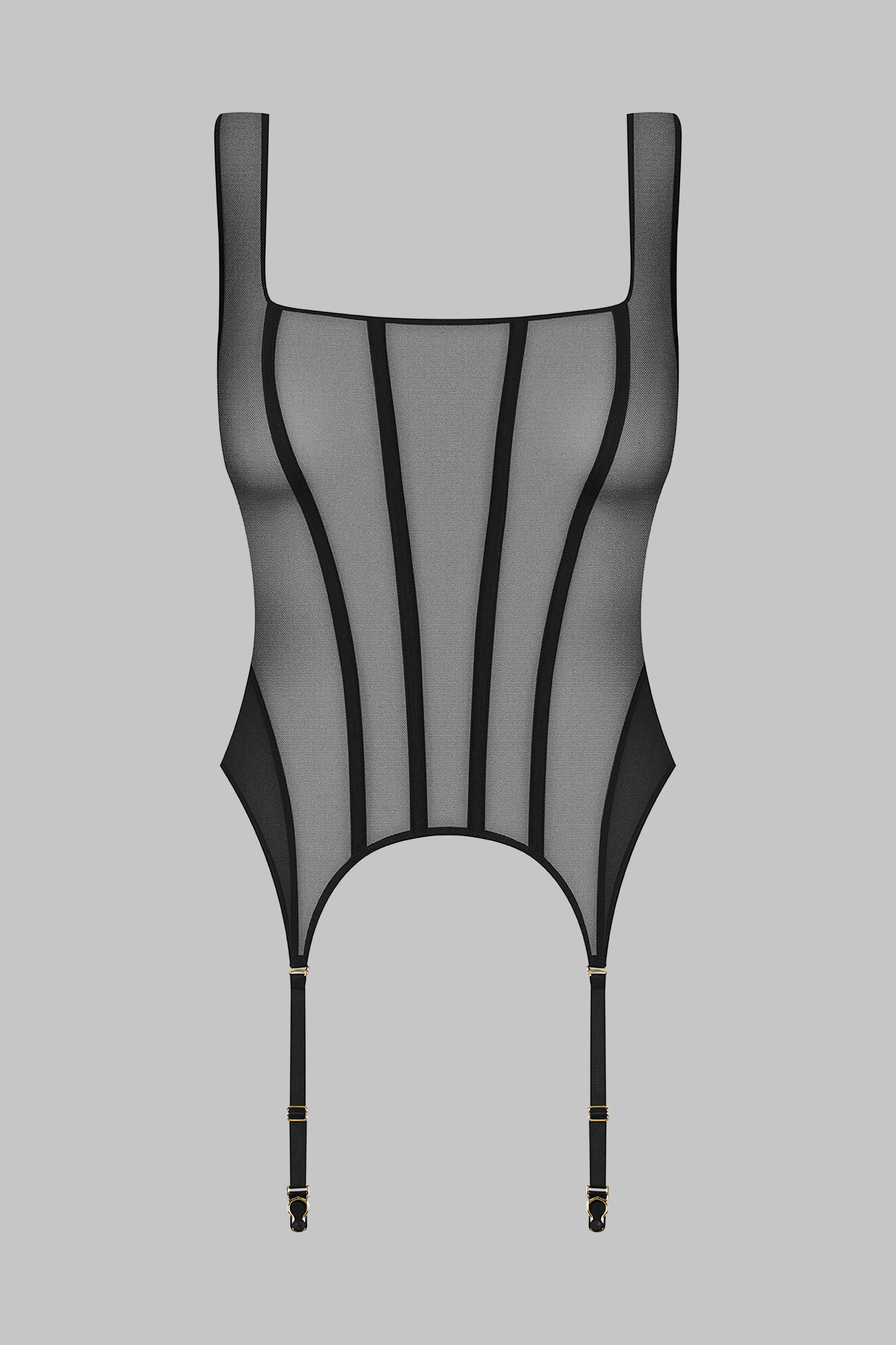 Strumpfhalter-Korsett - L&