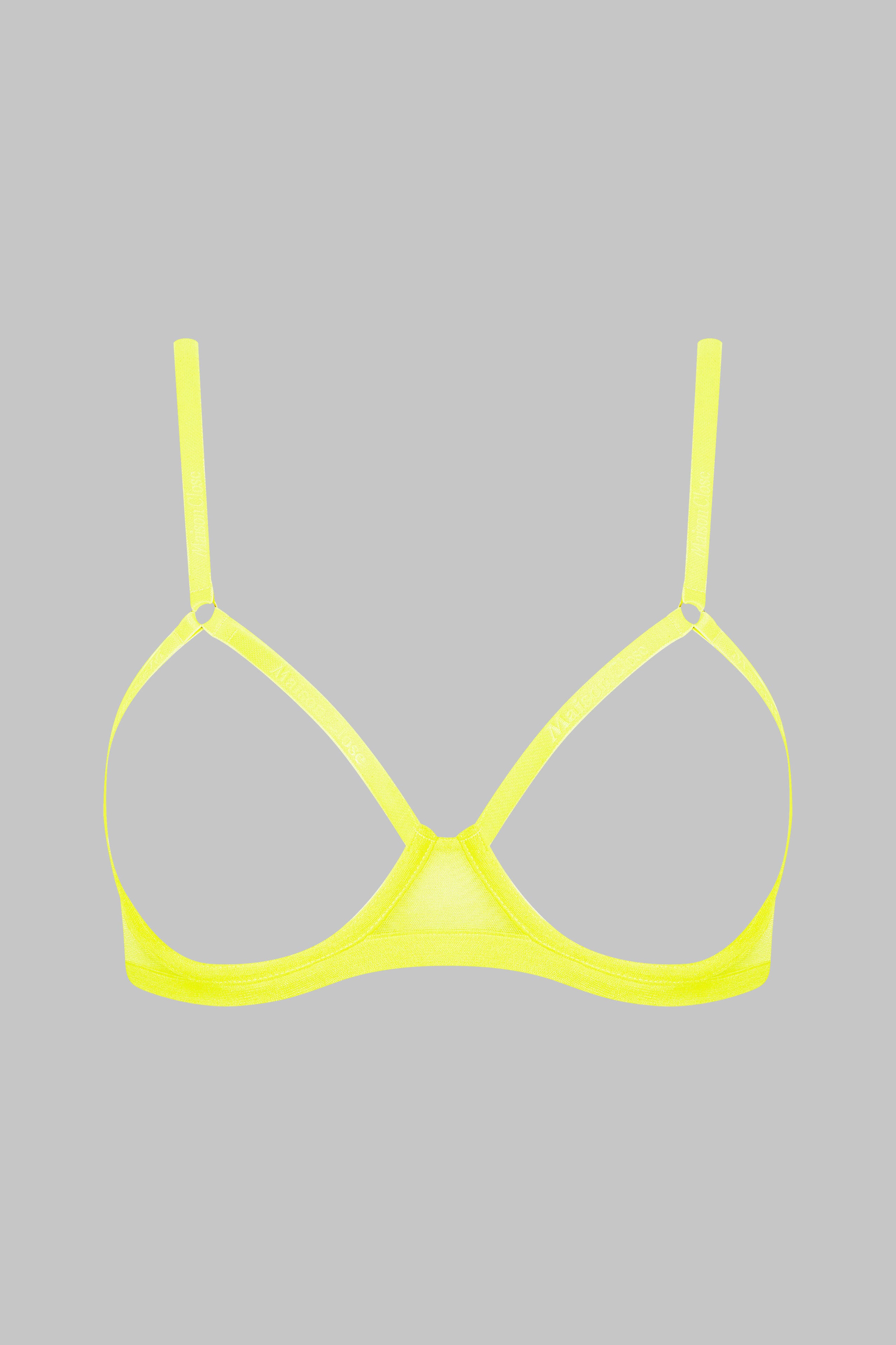 soutien-gorge-seins-nus-corps-a-corps-neon-jaune-fluo-or-maison-close