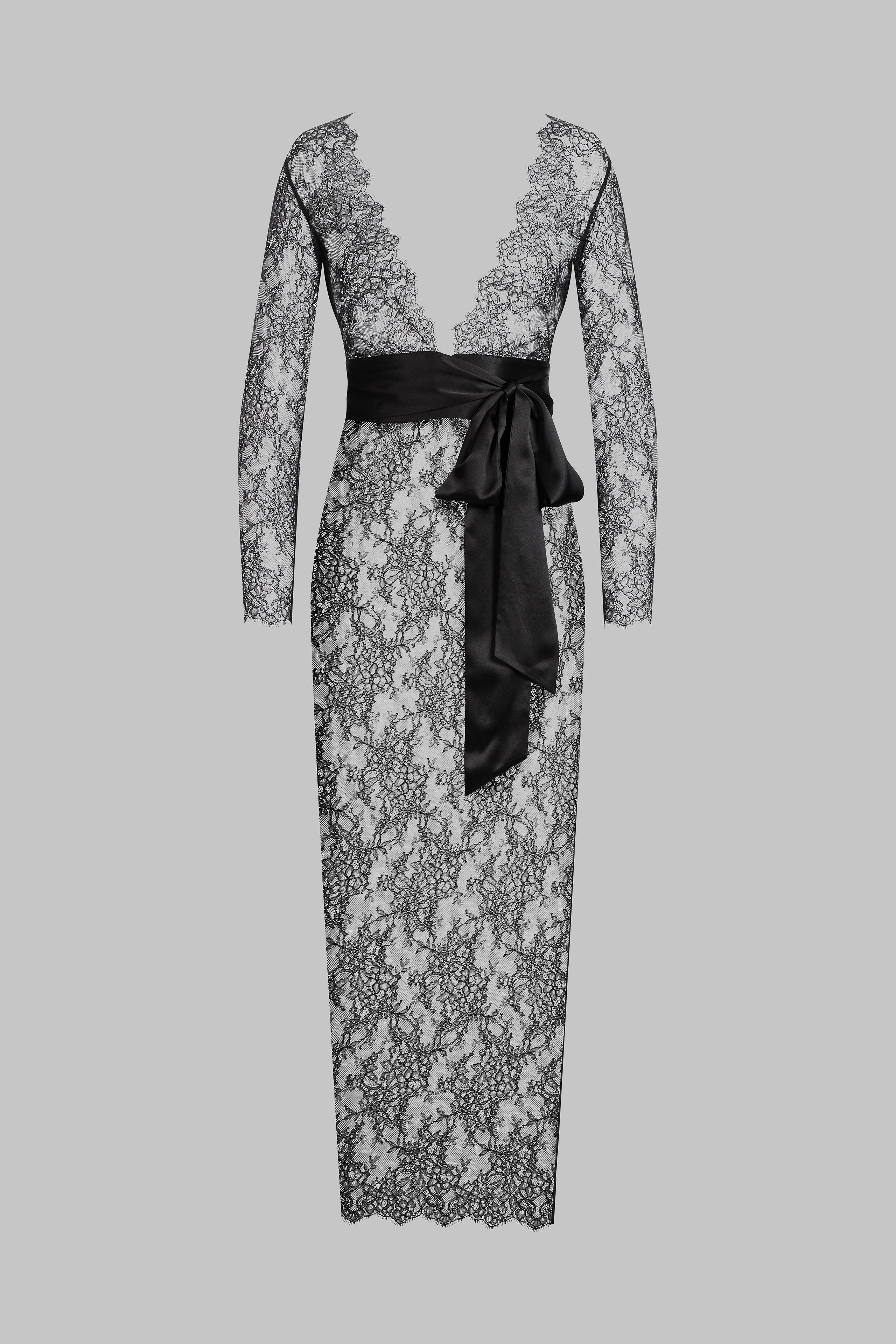 Long wrap dress - Rendez-Vous Privé