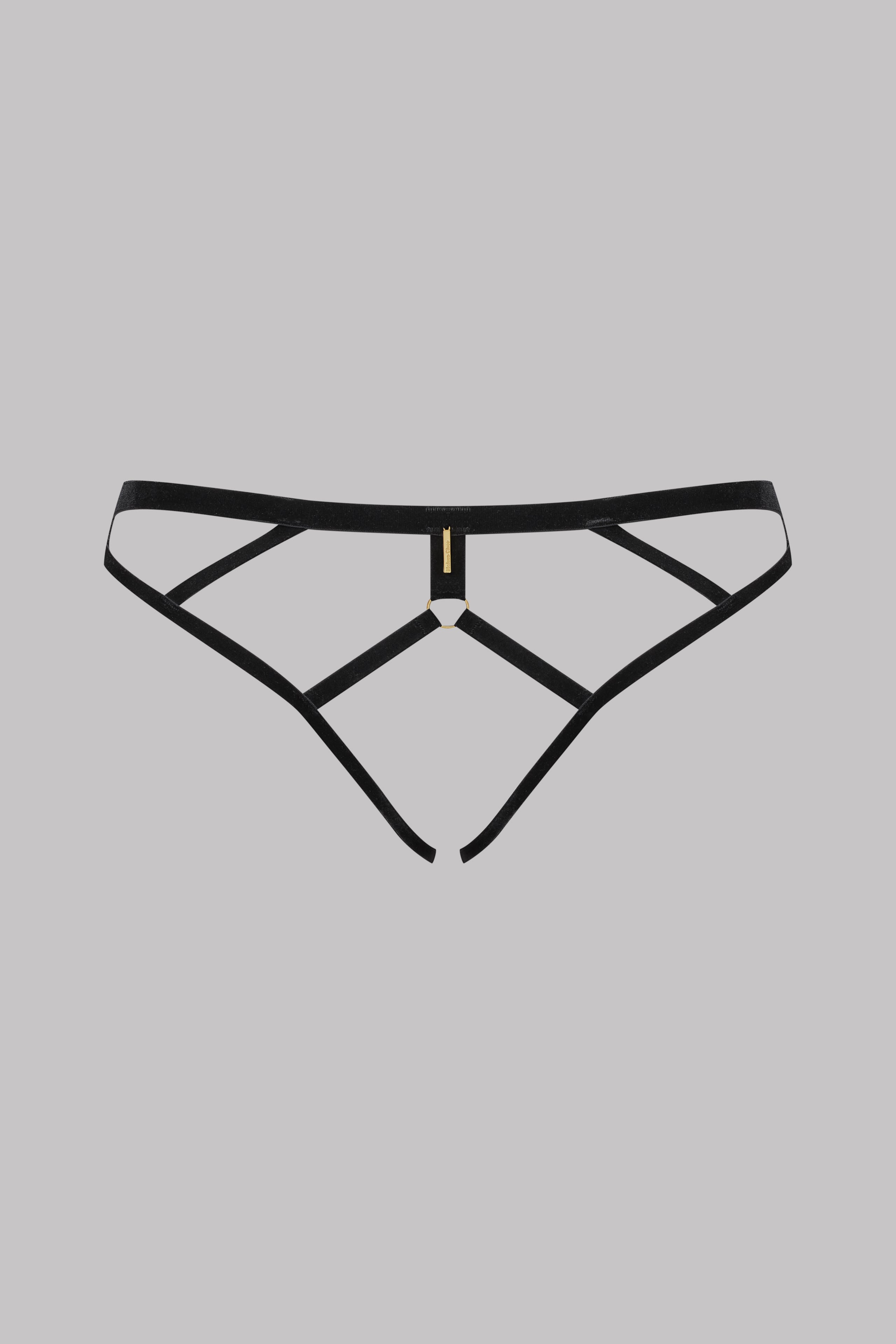 Culotte aperta - Parure in velluto