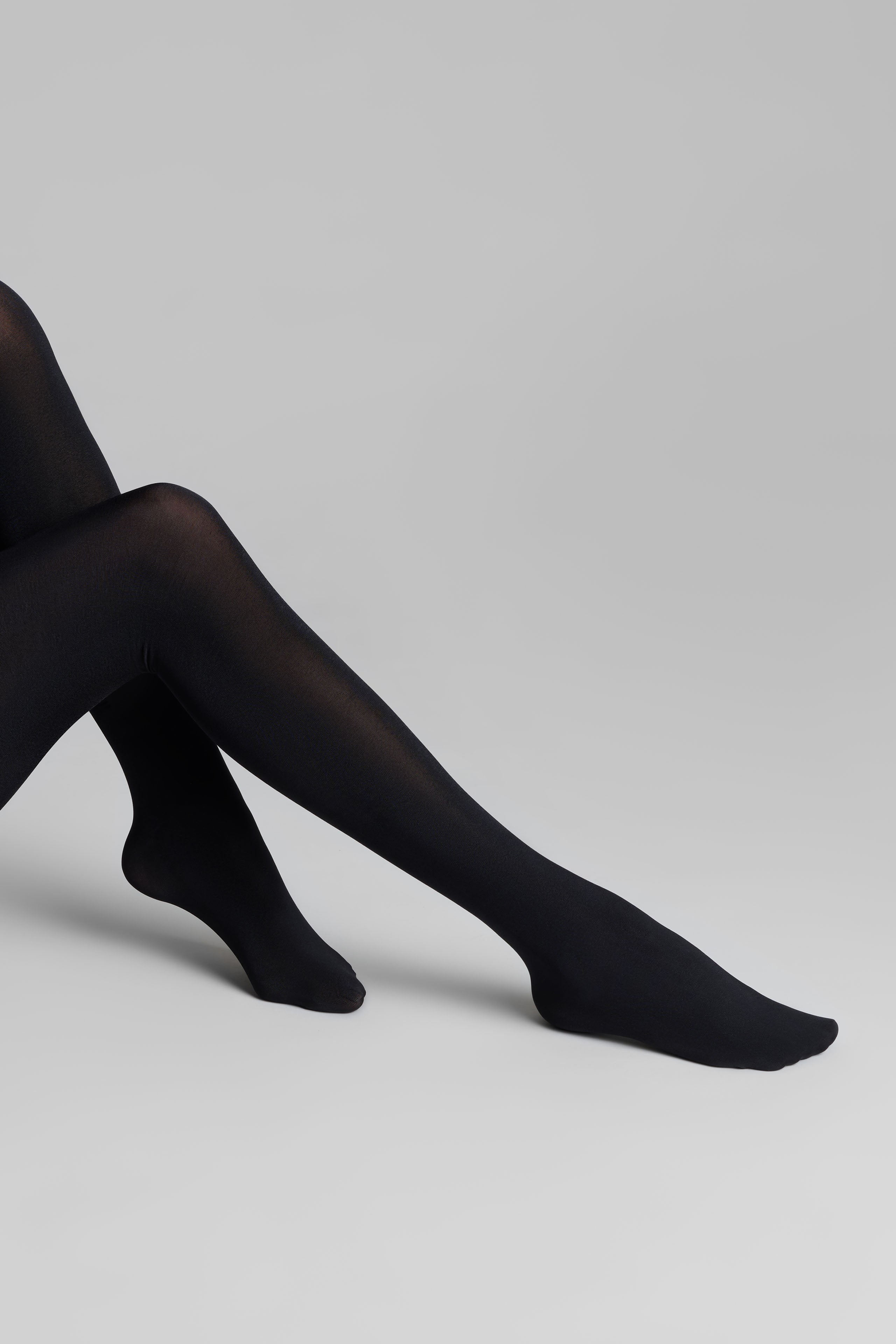 Collant Aperto Effetto Reggicalze 70d - Nero - LEGWEAR