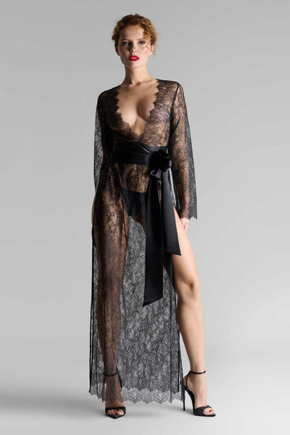 Robe longue cache-cœur - Rendez-Vous Privé