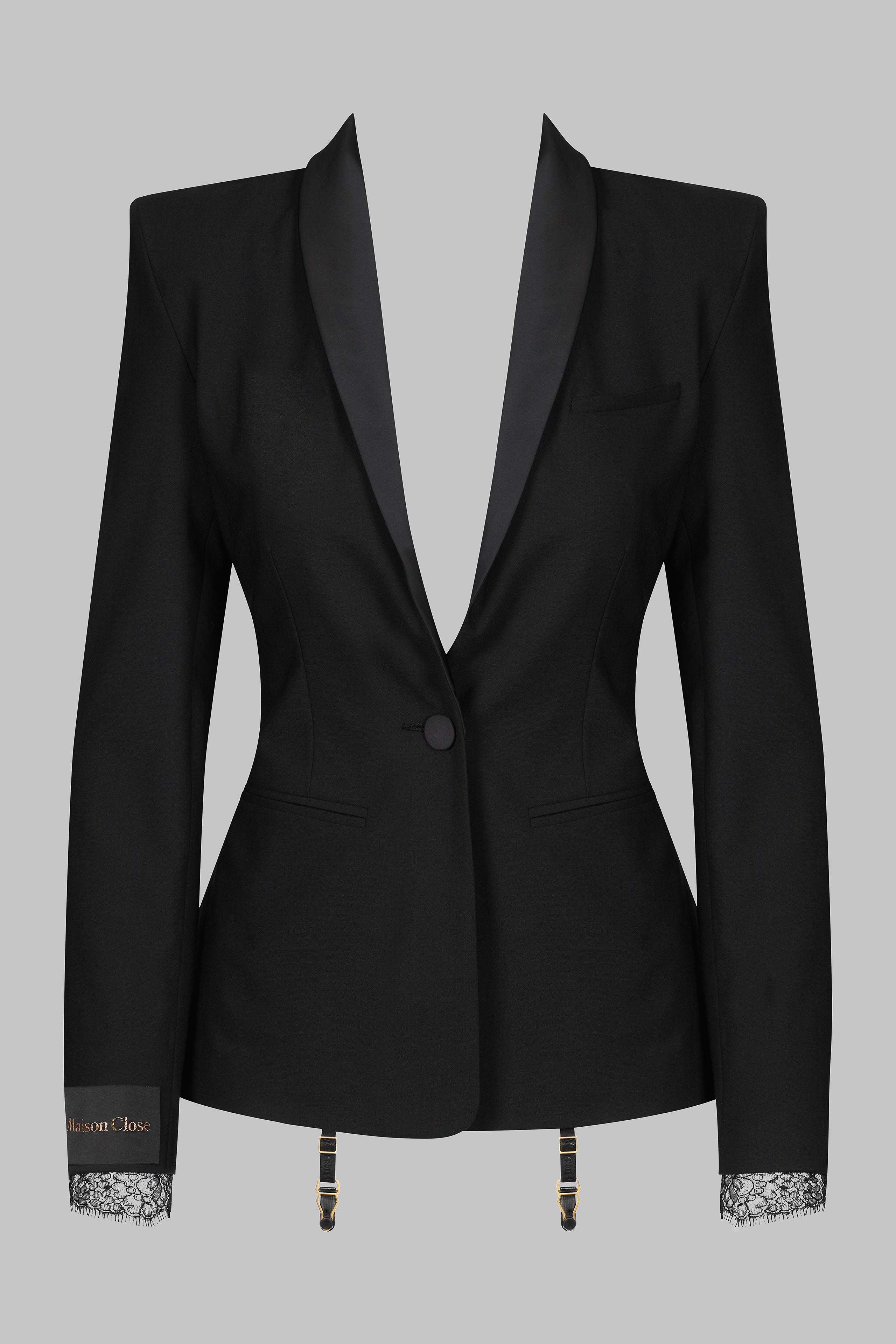 001 Tuxedo jacket with suspenders - Le Vestiaire