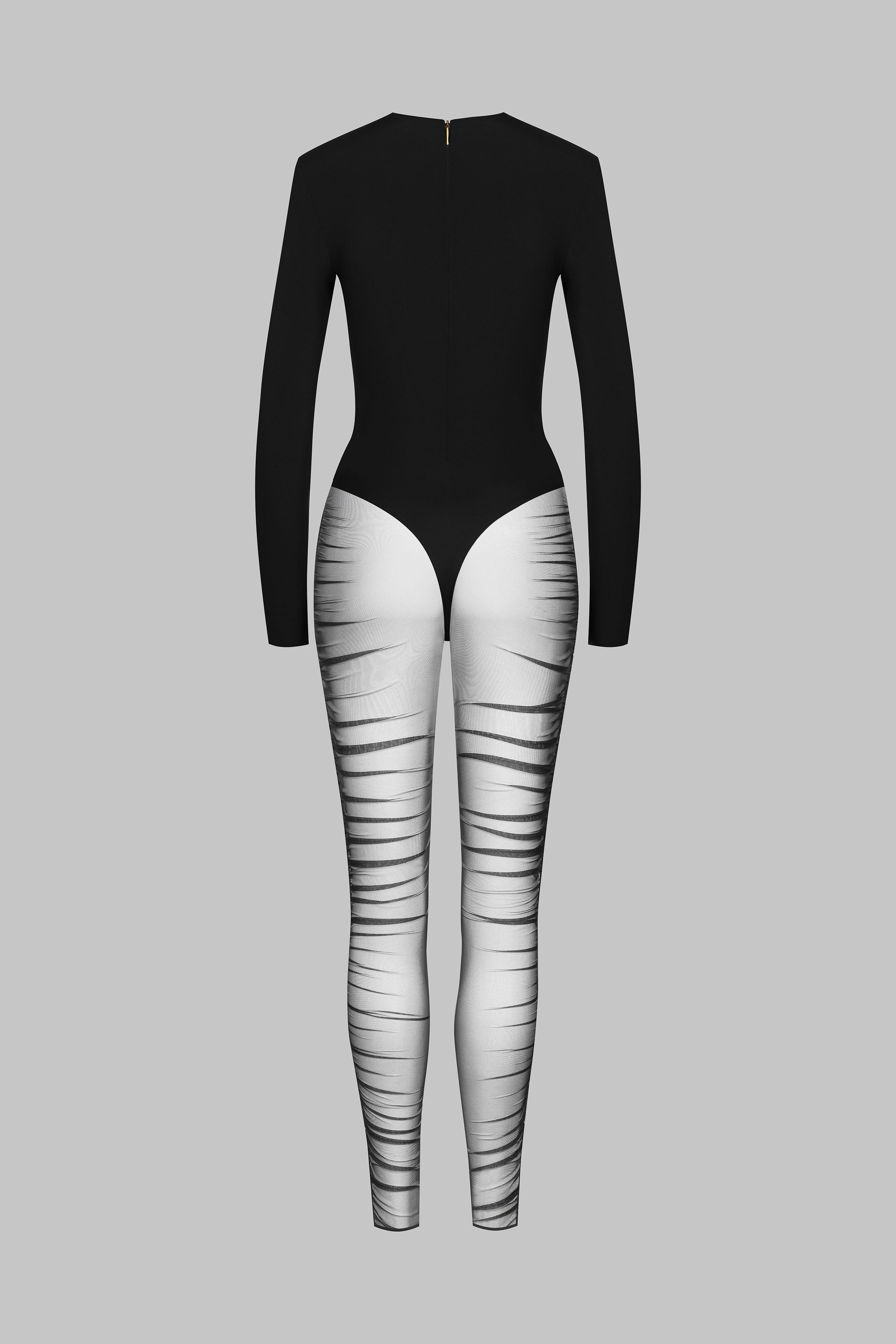 Long Sleeve Catsuit - Nuit Fauve