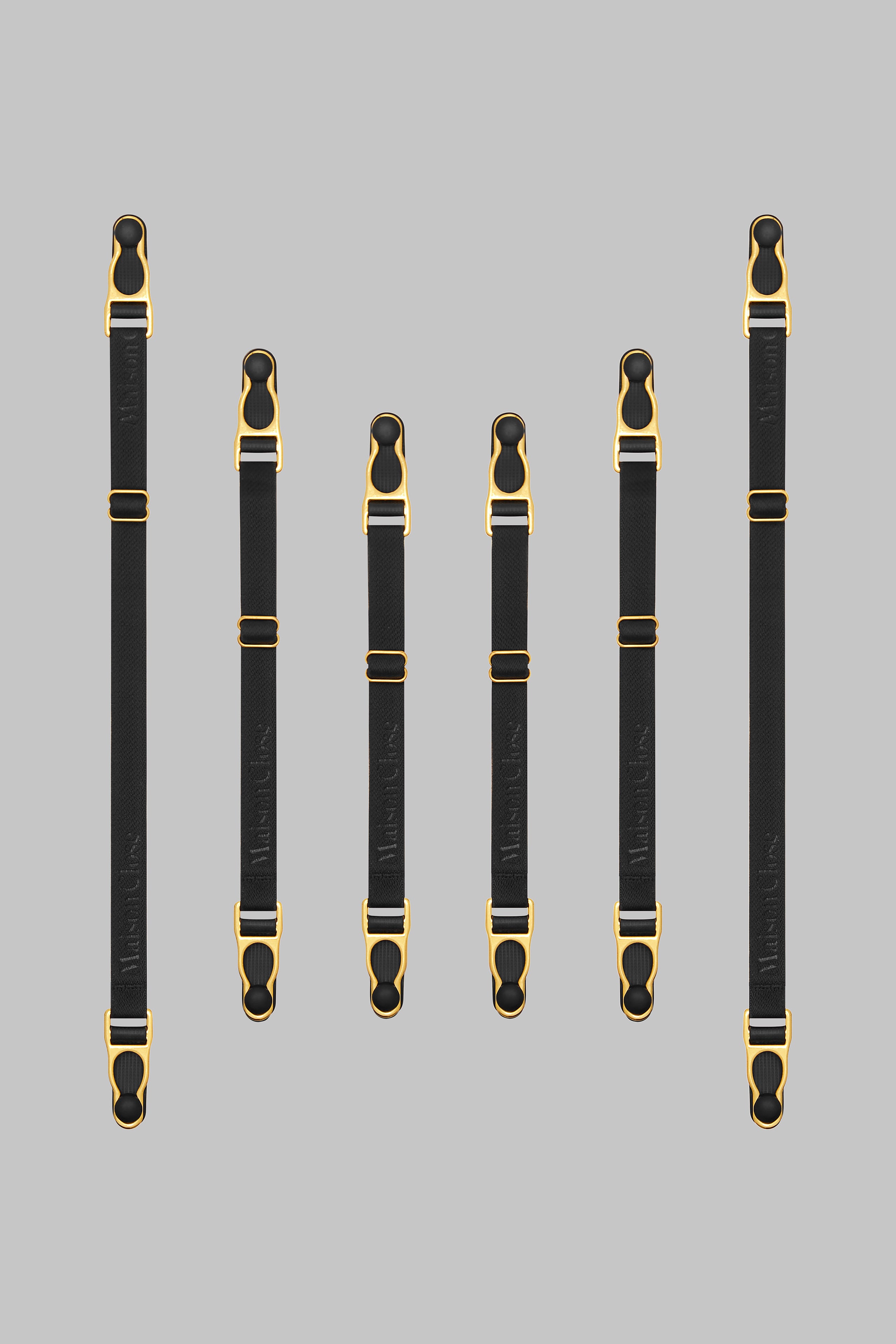 Double Stringhe reggicalze - Signature - Nero/Oro