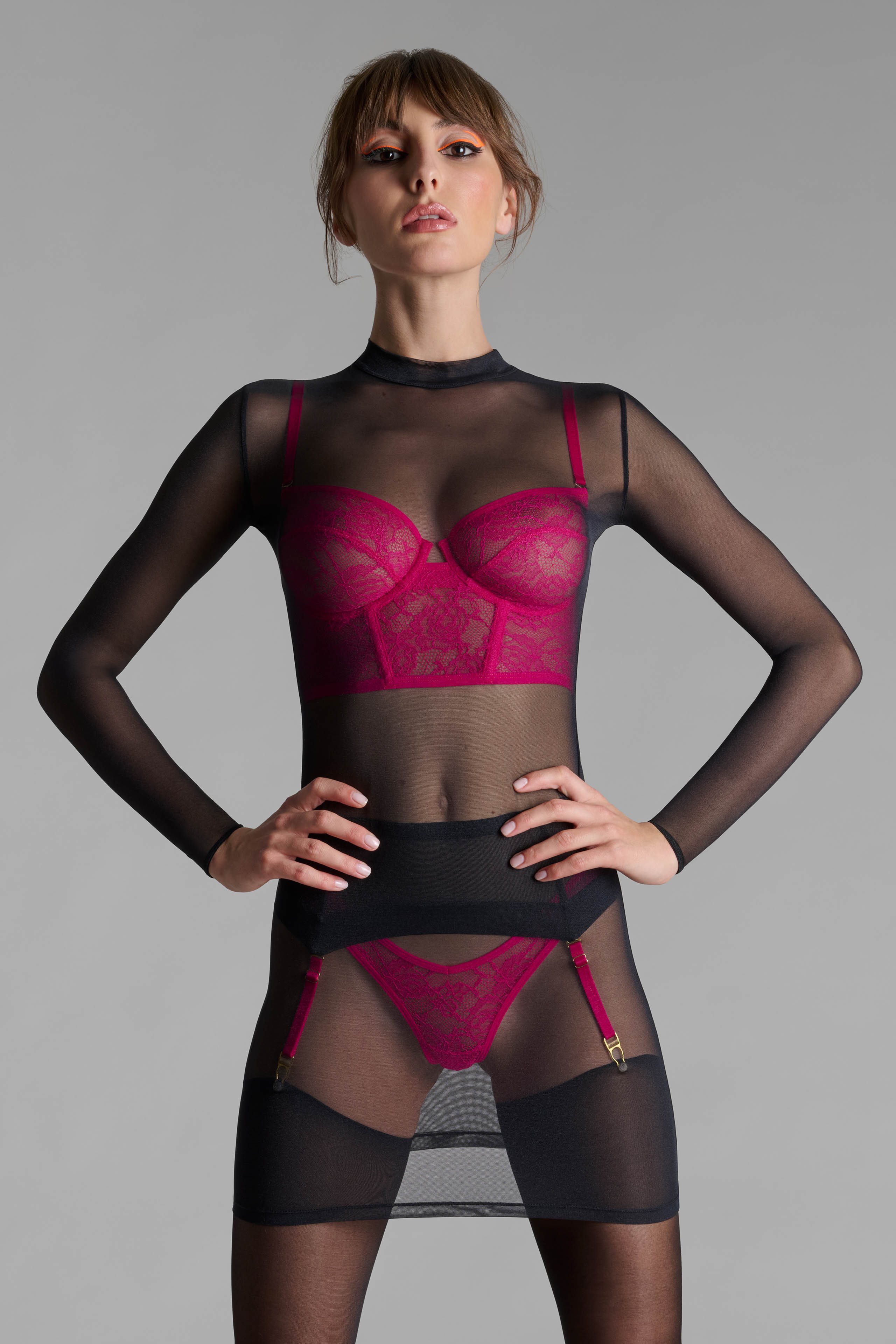 Soutien-gorge corbeille - Flashback Néon