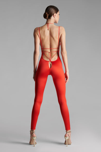 Catsuit con spalline aperte sul retro - French Kiss