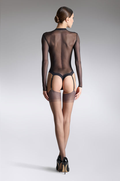 Bas nylon 15D - Gris - Legwear