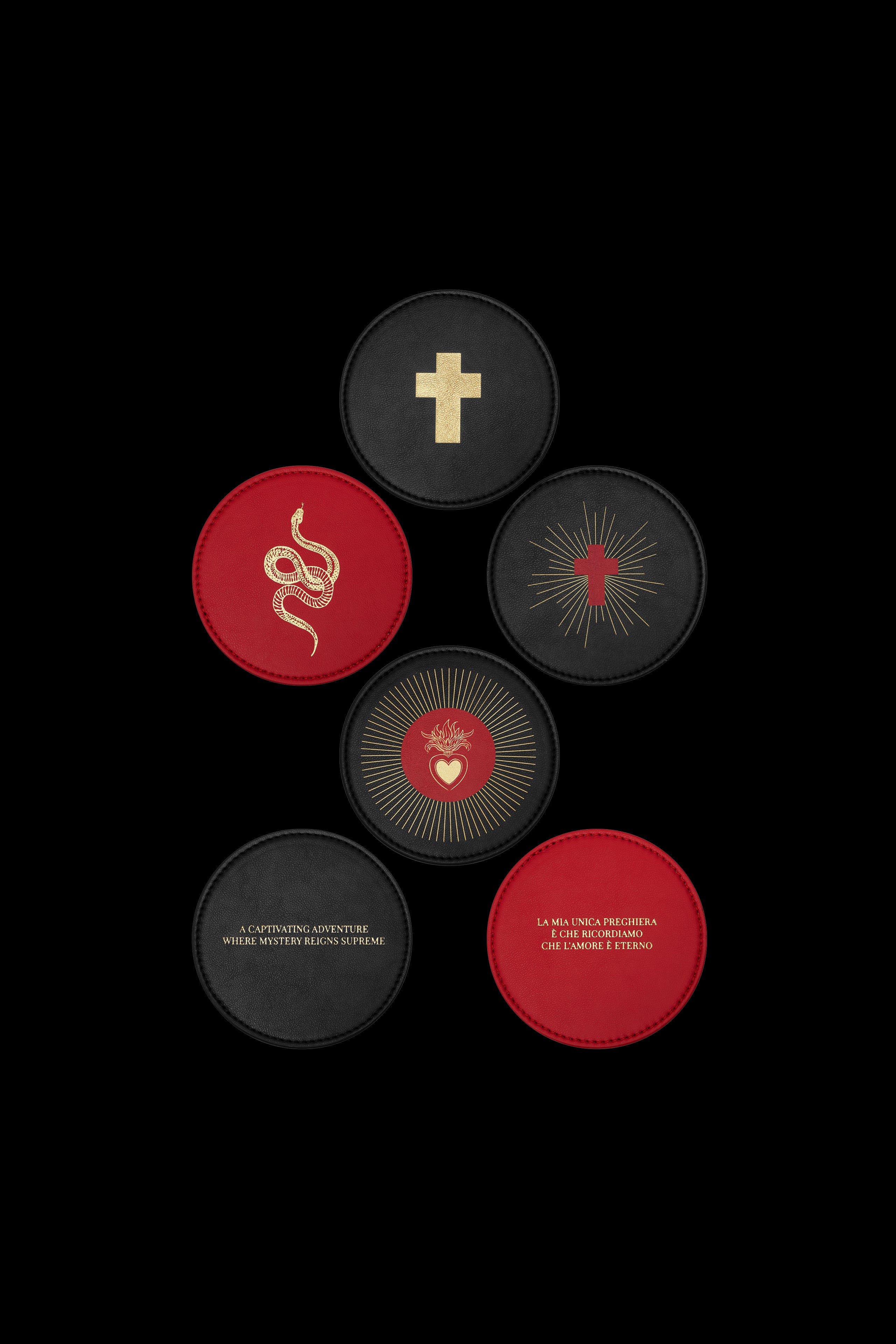 Vino Veritas - Dessous de verre (Lot de 6) - Curiosités Désirables ©