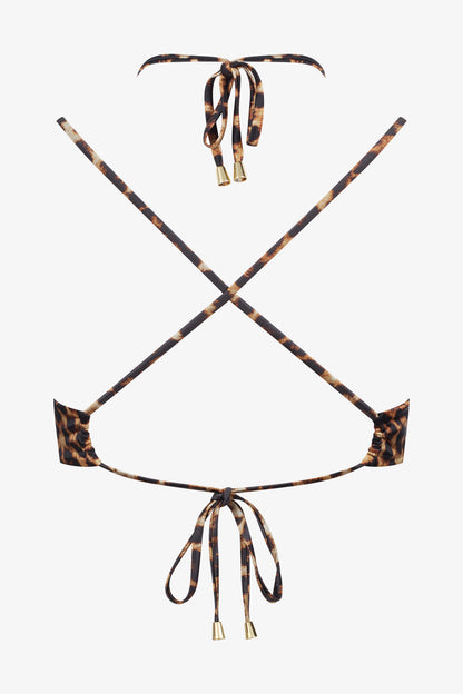 Bralette-Bikini-Top - Safari