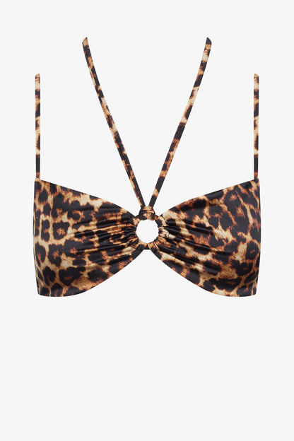 Bralette-Bikini-Top - Safari