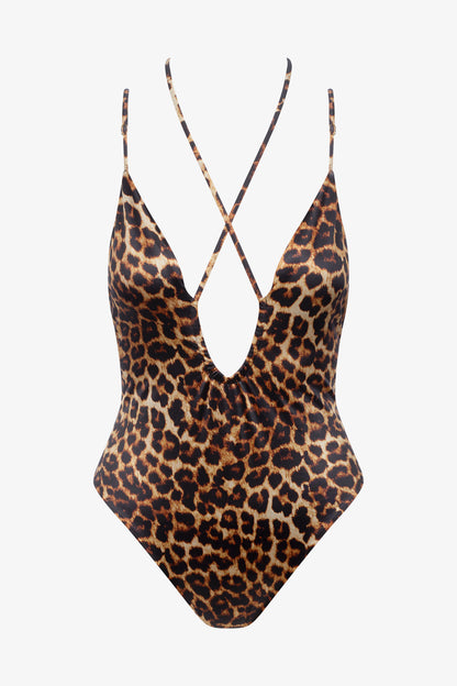 Costume intero con spalline - Safari