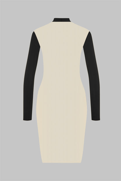 Robe manches longues dos transparent - Pure Tentation