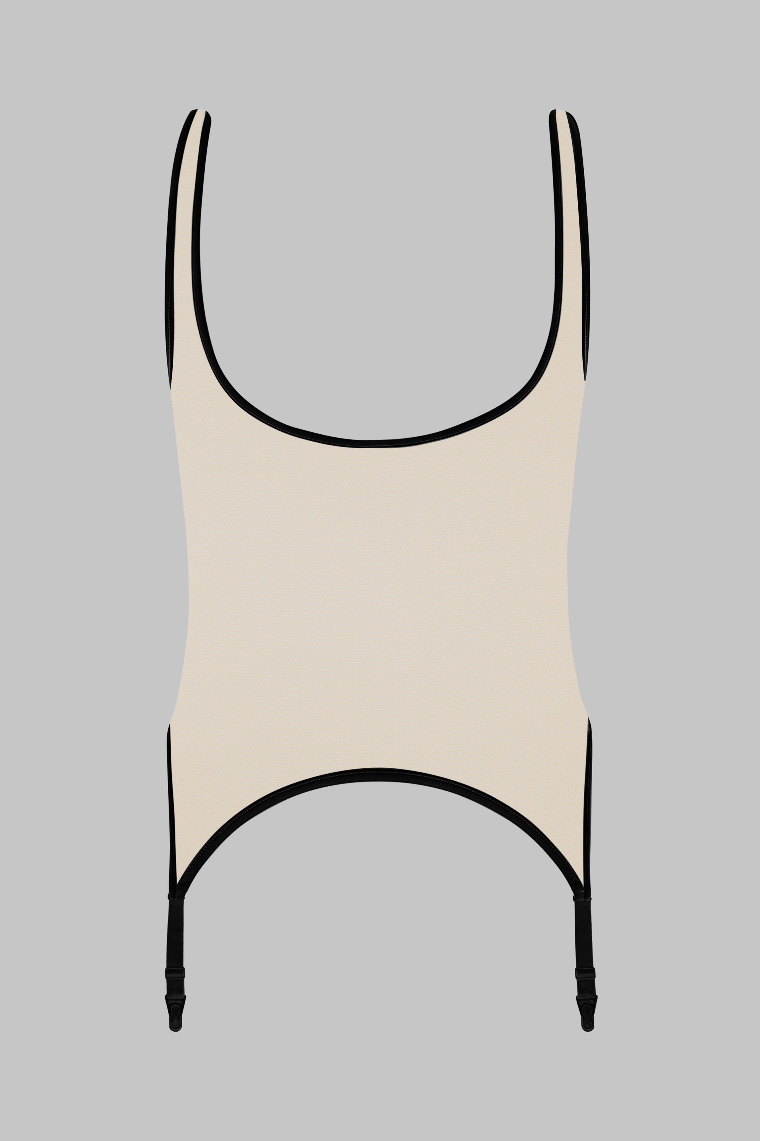 Suspender bodysuit with straps - Pure Tentation
