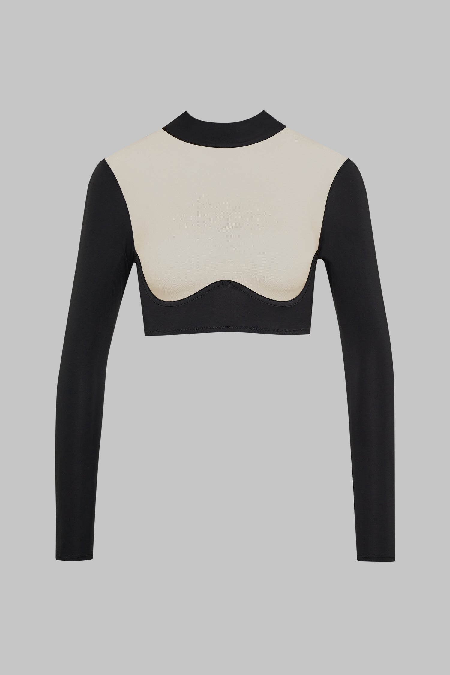 Transparenter Langarm-Top - Pure Tentation