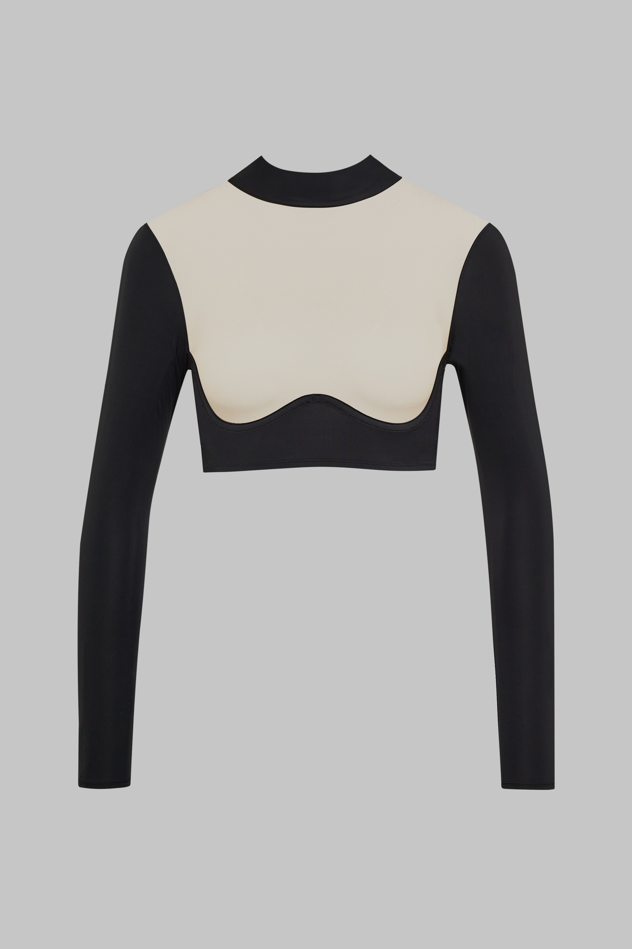 Long-sleeved sheer top - Pure Tentation