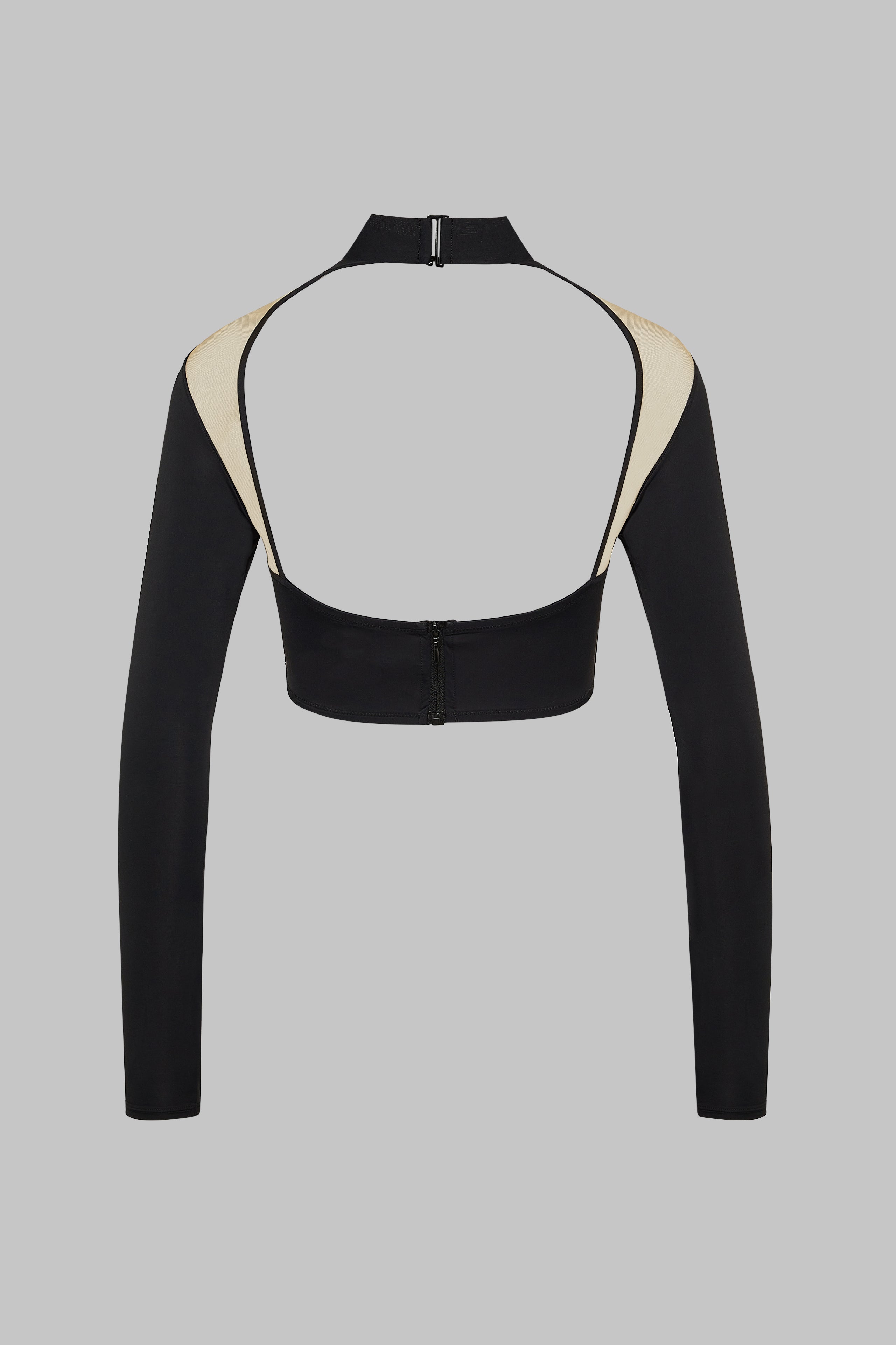 Long-sleeved sheer top - Pure Tentation