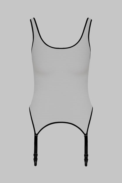 Tuta con Spalline e Reggicalze – Pure Tentation