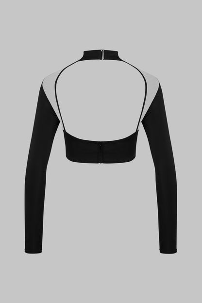 Top Trasparente a Maniche Lunghe - Pure Tentation