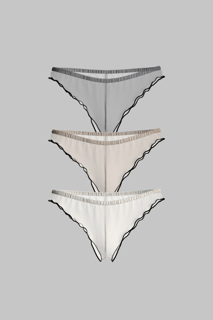 Set aus 3 Tangas - La Parisienne