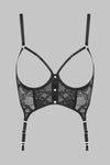Bustier reggicalze aperto - Jeux Magnétiques