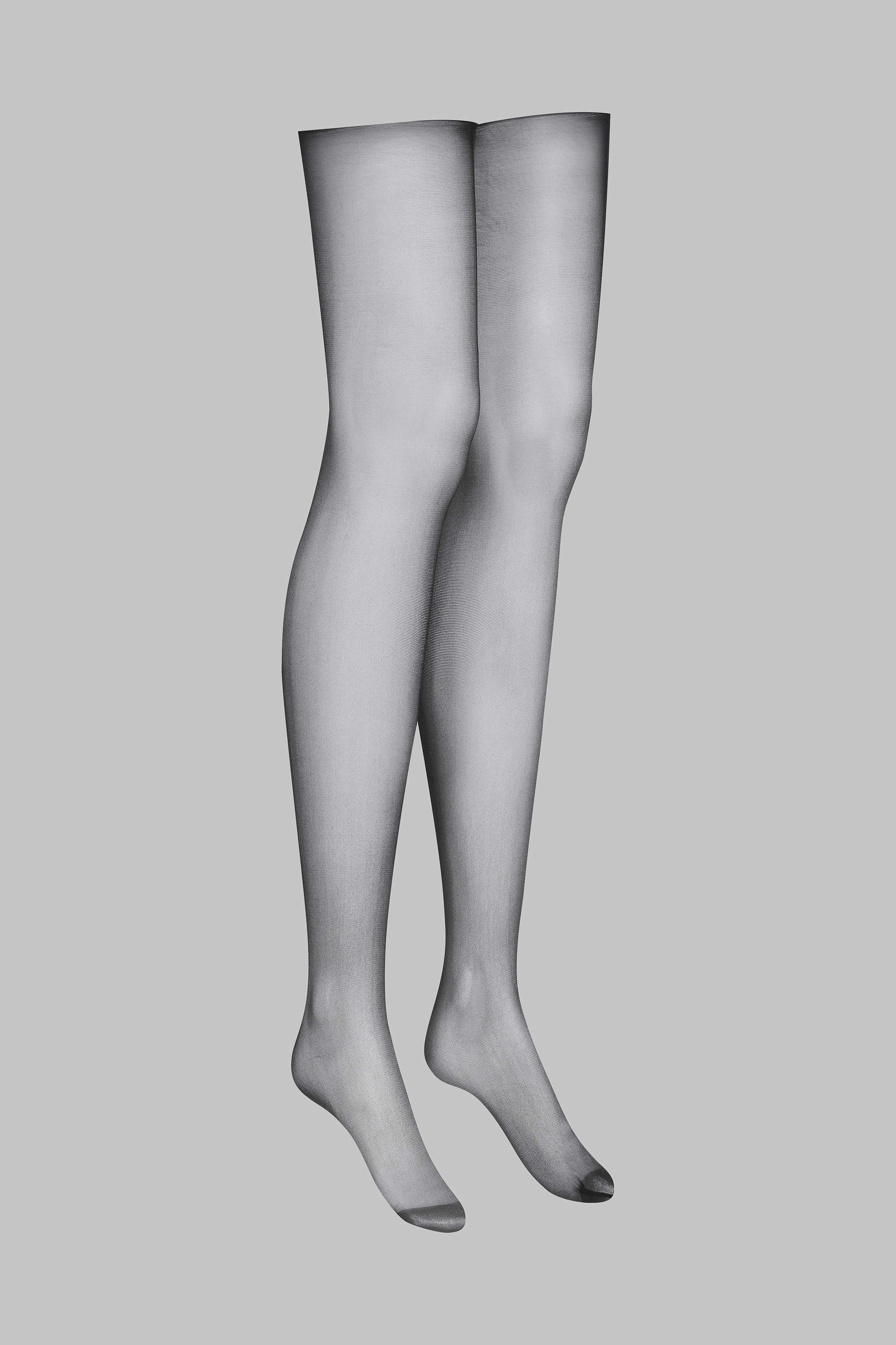 20D Cross-seam rolled stockings - Les Coquetteries