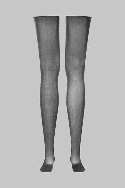 Bas coupés roulés Lurex 20D - Legwear