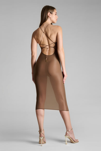 Robe midi dos ouvert - French Kiss Light