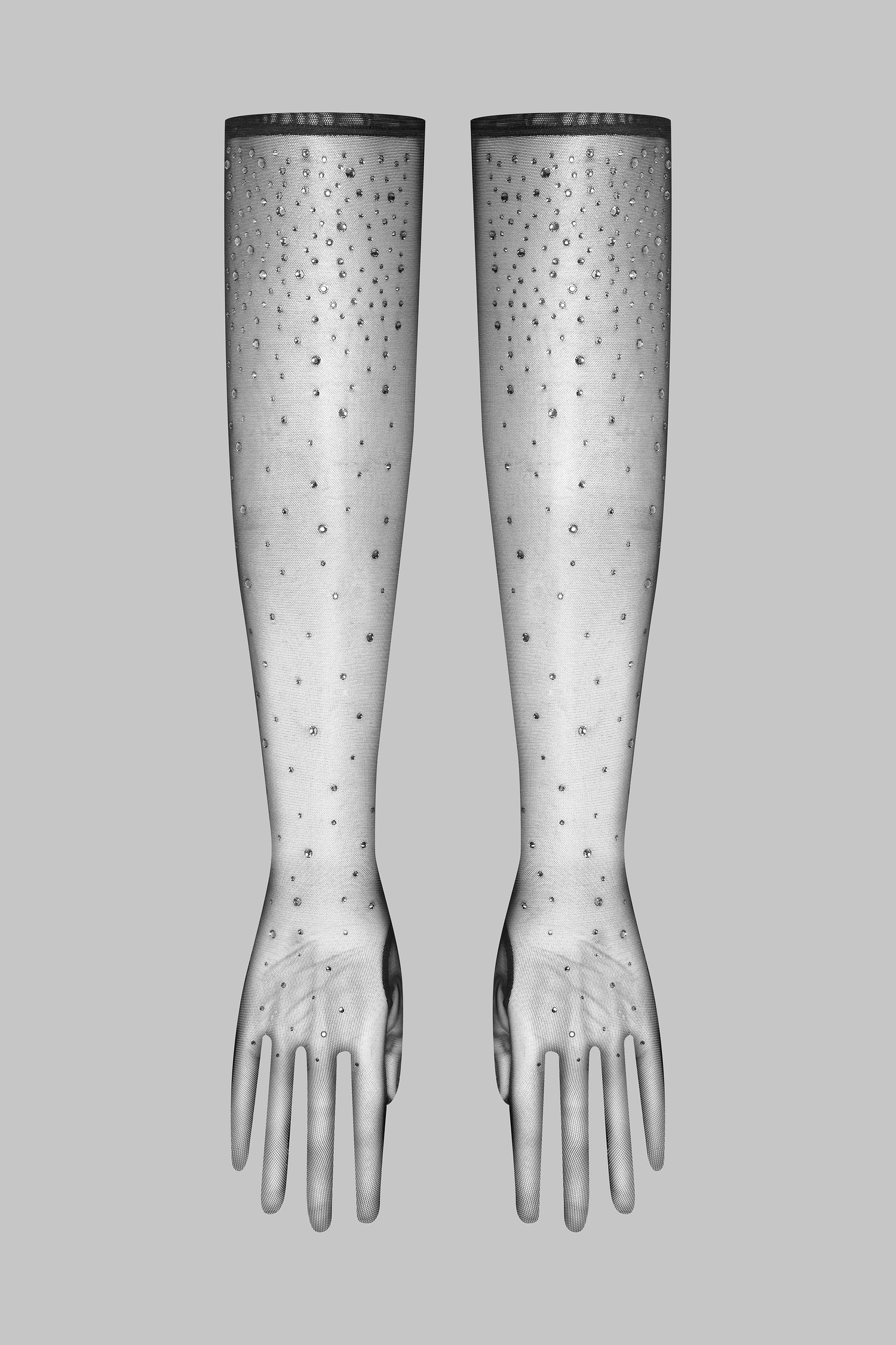 Gants opéra avec strass - 24 Secret Days