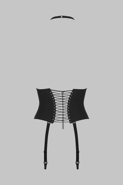 Waist cincher suspender belt - Nuit Infinie