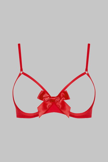 Soutien-gorge ouvert avec noeud - Le Petit Secret
