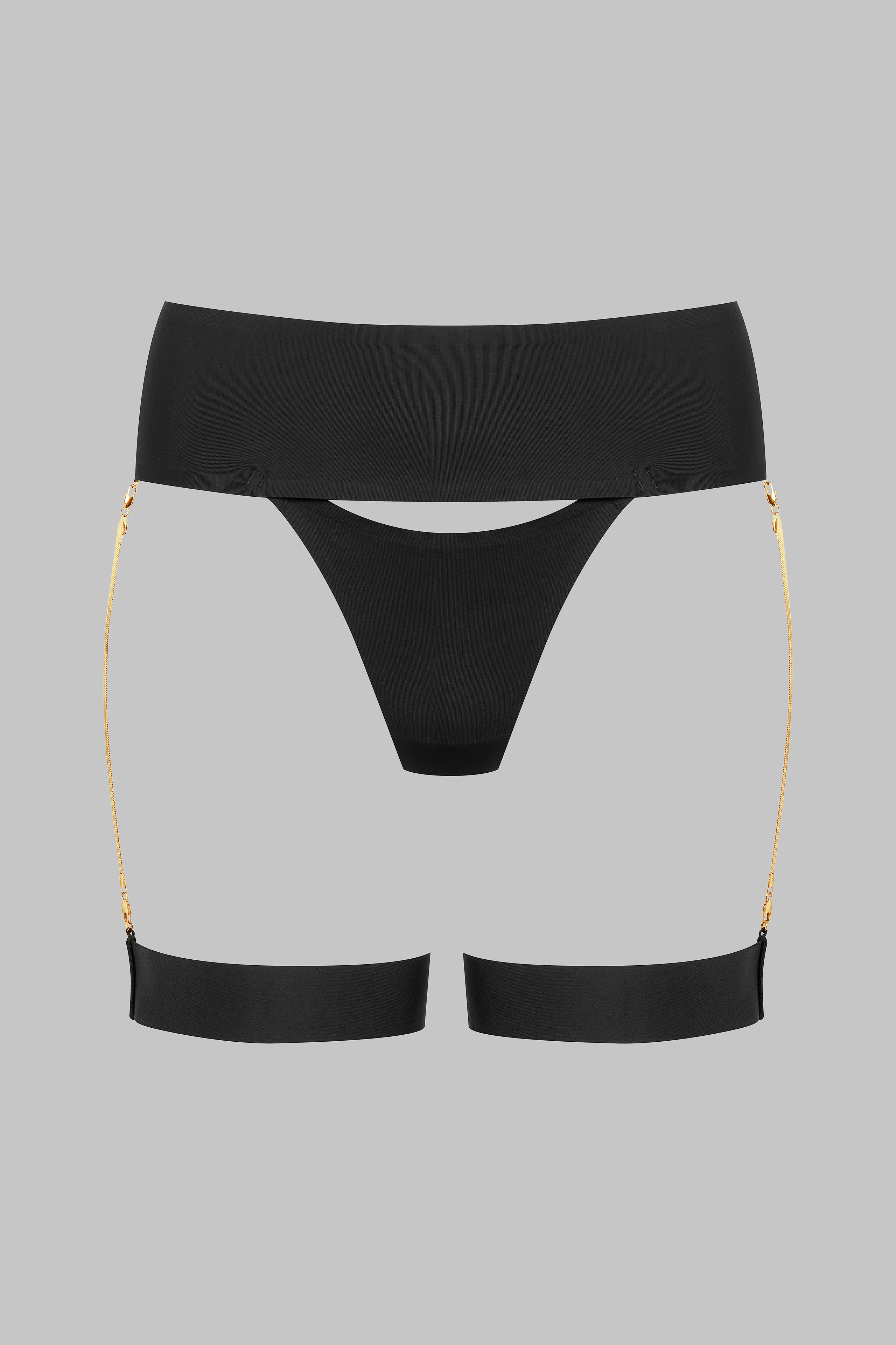 Tanga Jarretières Bijoux - Tapage Nocturne